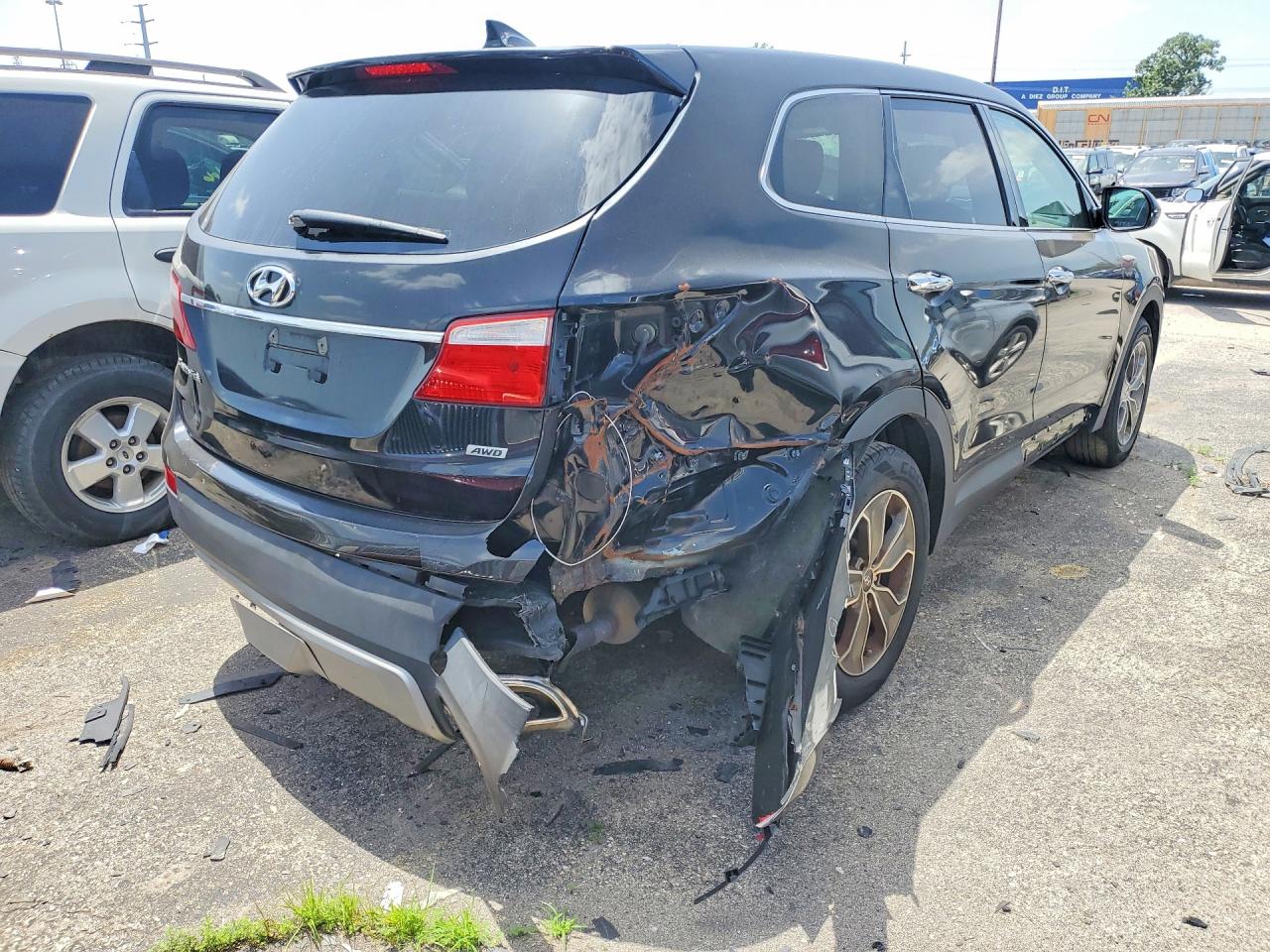 2013 Hyundai Santa Fe Gls Black vin: KM8SMDHF8DU011870
