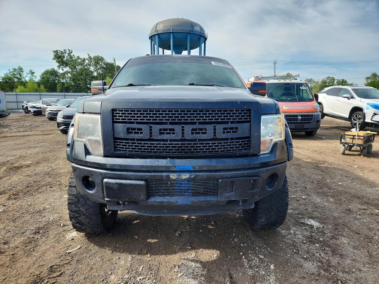 2012 Ford F150 Supercrew Black vin: 1FTFW1ET8CKE29400