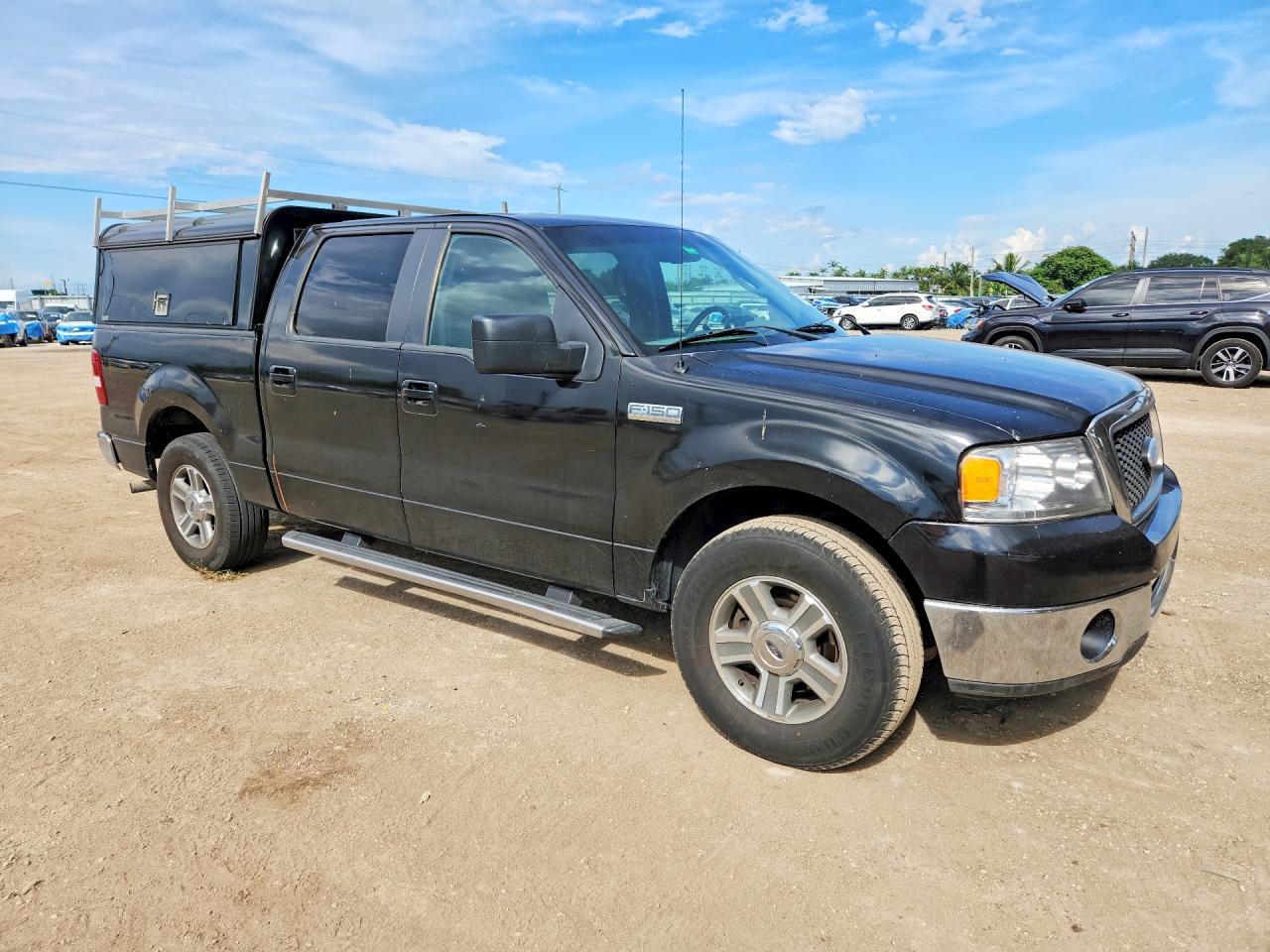 2008 Ford F150 Supercrew Black vin: 1FTPW12V38FA80821