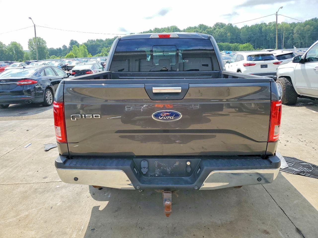 2015 Ford F150 Supercrew Gray vin: 1FTEW1CP2FFC31801