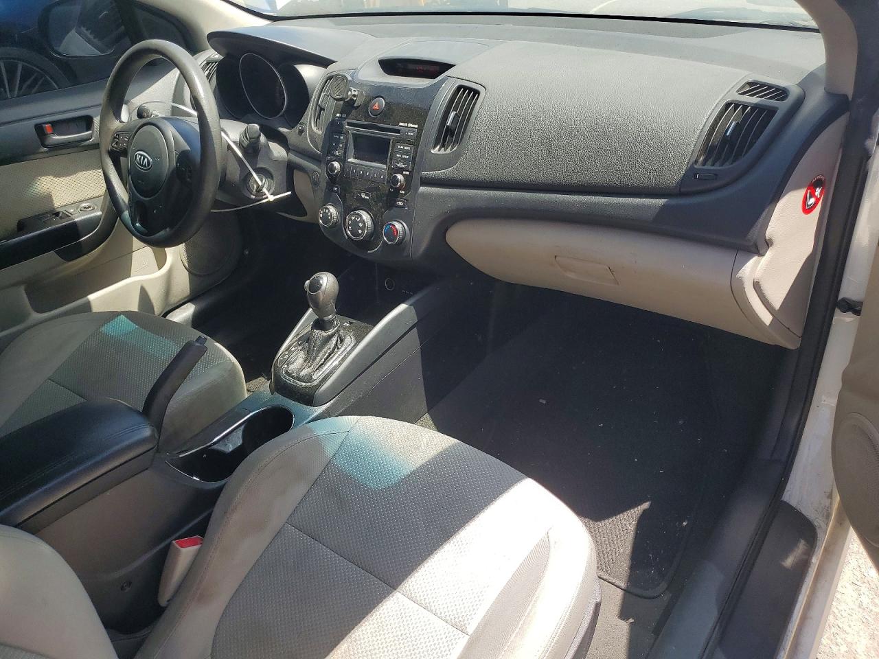 2012 Kia Forte Ex White vin: KNAFU6A2XC5569945