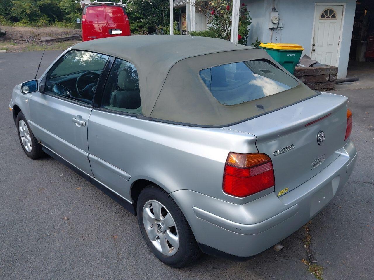 2002 Volkswagen Cabrio Glx Silver vin: 3VWDC21V82M807376