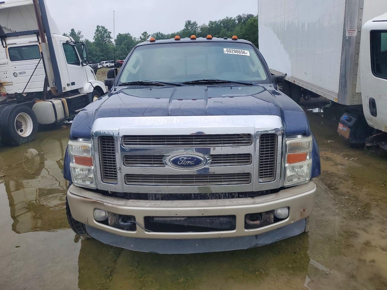 2008 Ford F450 Super Duty Blue vin: 1FTXW43R38EC30015