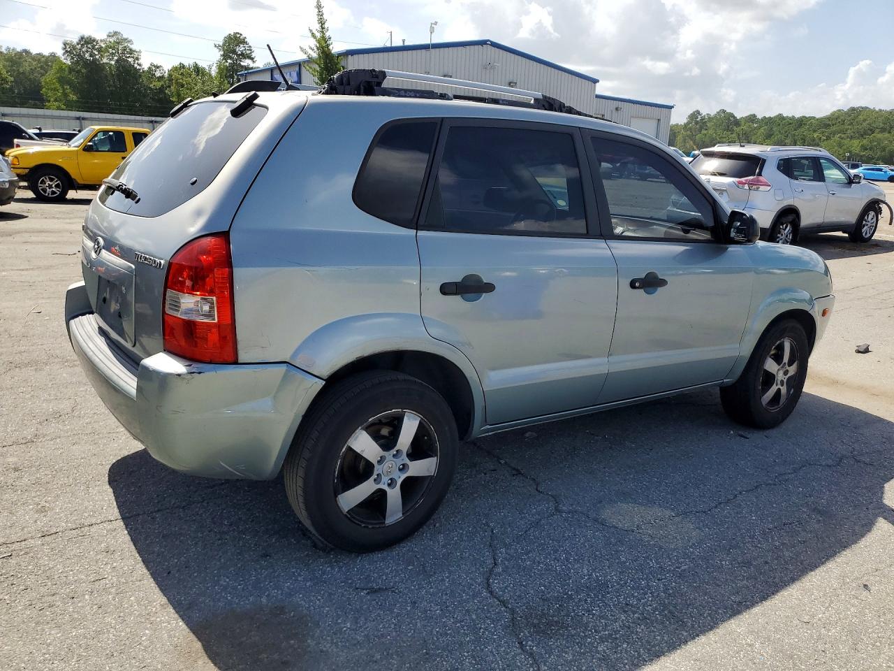 2007 Hyundai Tucson Gls Бирюзовый vin: KM8JM12B37U521631