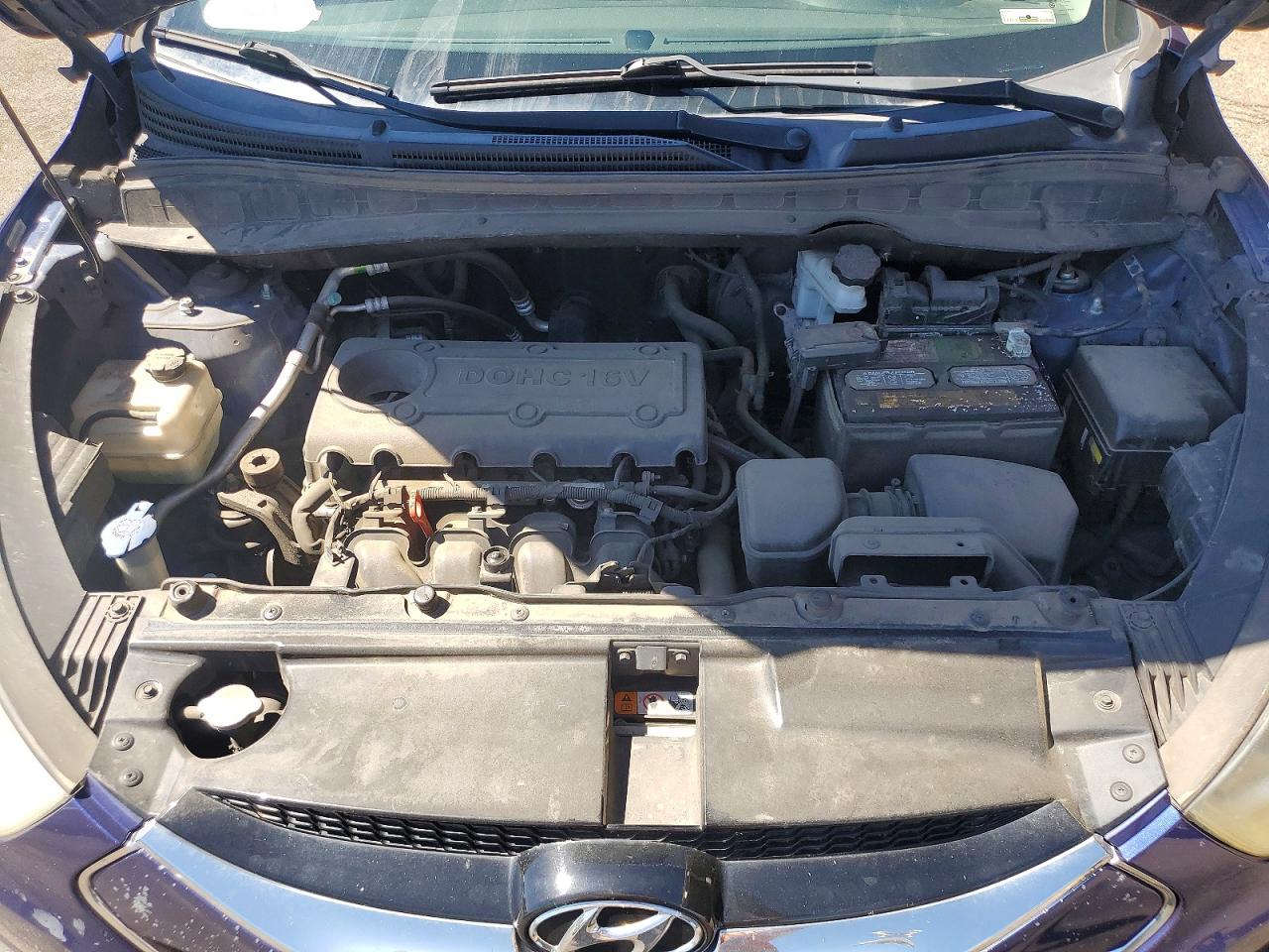 2013 Hyundai Tucson Limited Синий vin: KM8JUCAC9DU609519