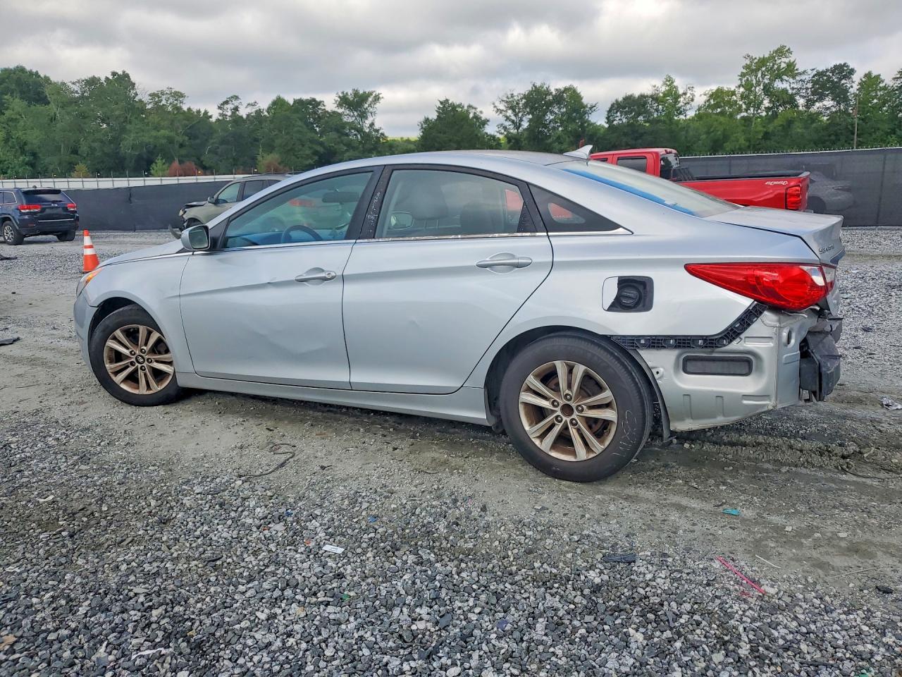 2011 Hyundai Sonata Gls Silver vin: 5NPEB4ACXBH005969