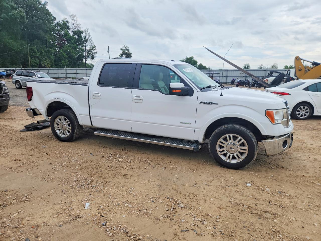 2014 Ford F150 Supercrew White vin: 1FTFW1CT6EKF30344
