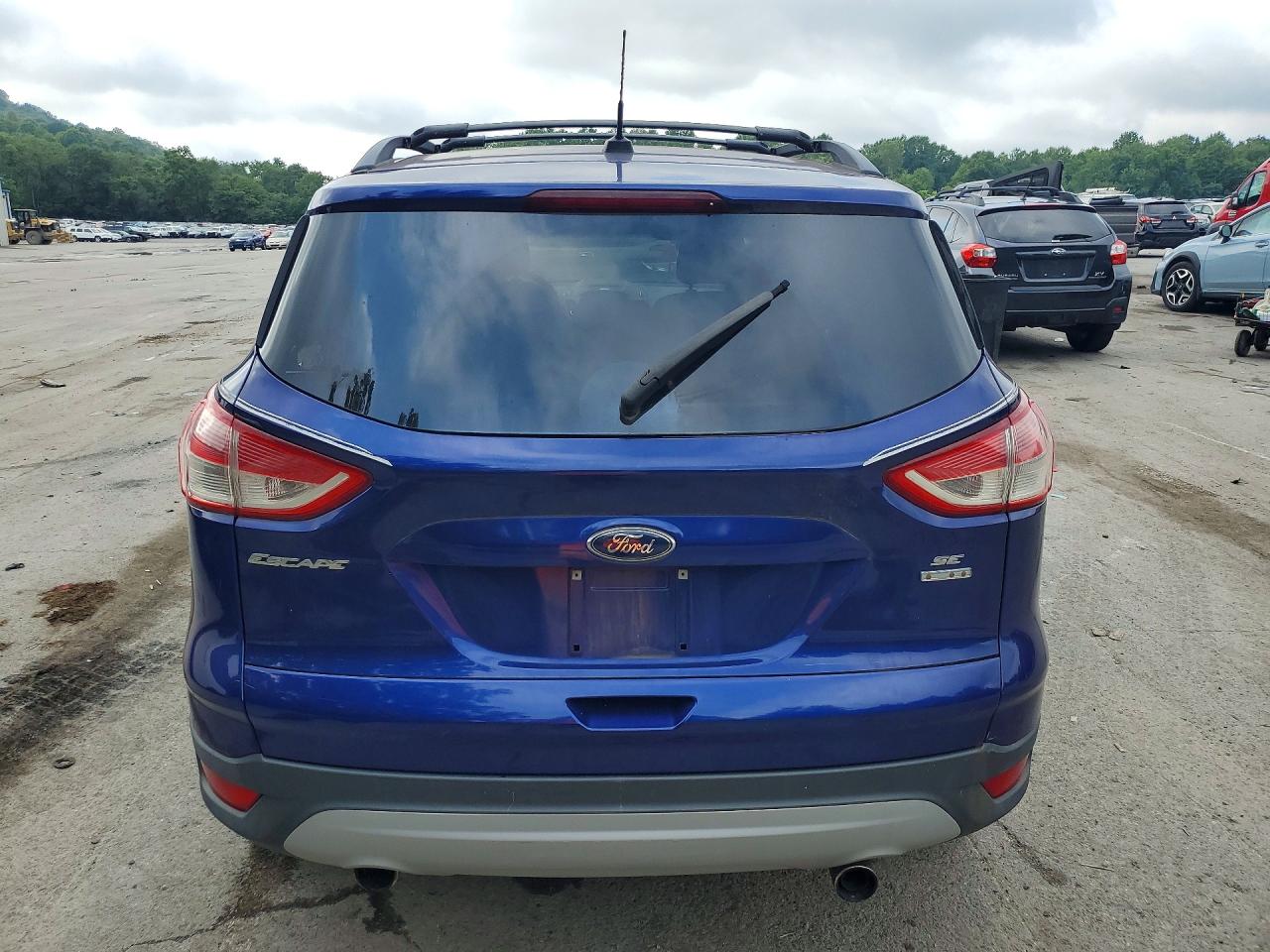 2013 Ford Escape Se Синий vin: 1FMCU9G95DUA71067