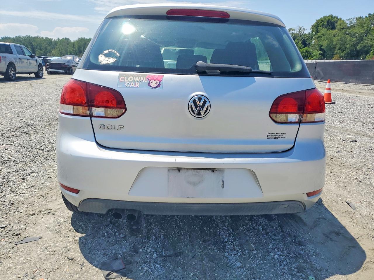 2013 Volkswagen Golf Silver vin: WVWDB7AJ7DW116911