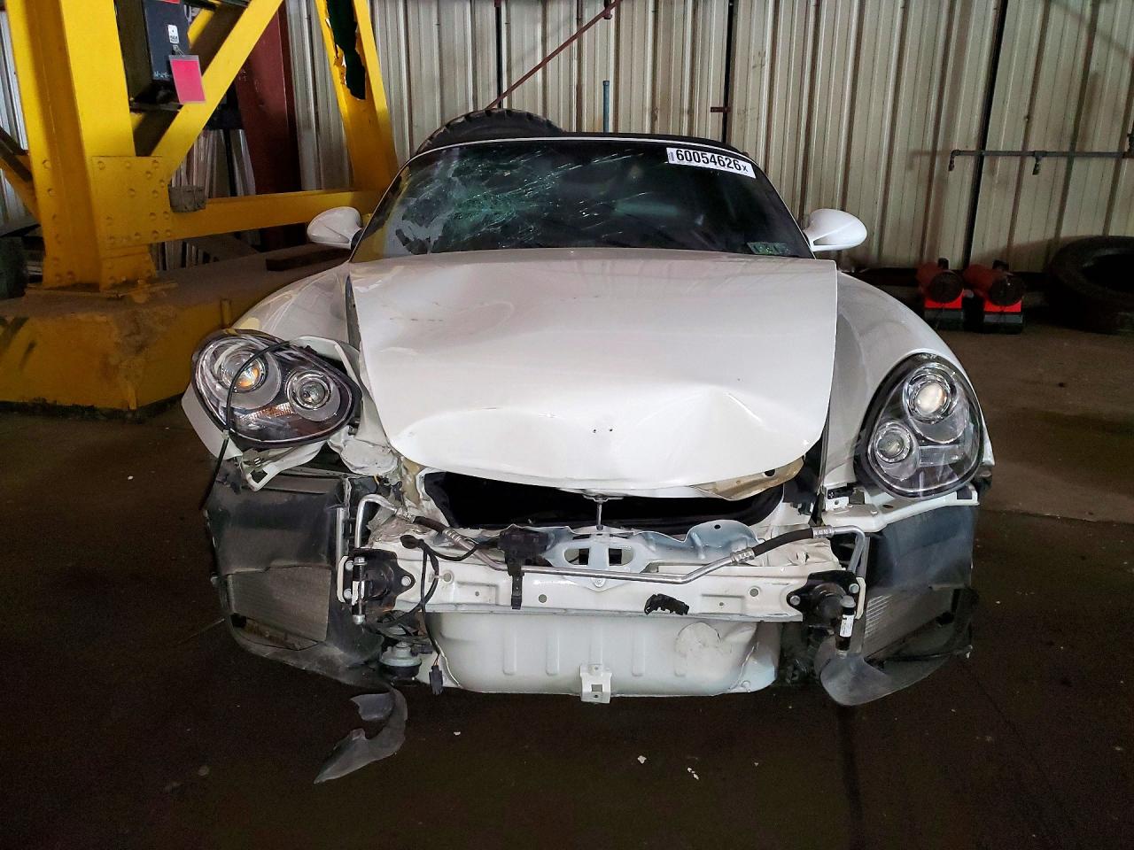 2011 Porsche Boxster S White vin: WP0CB2A83BS745730