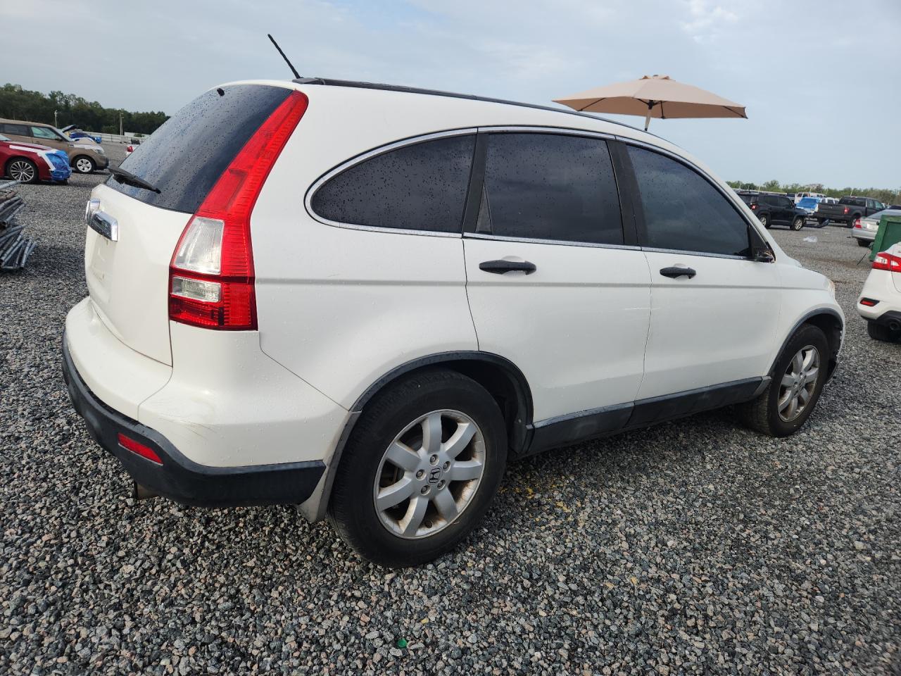 2009 Honda Cr-v Ex White vin: 5J6RE48539L064541