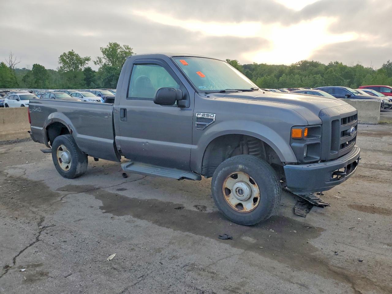 2008 Ford F250 Super Duty Gray vin: 1FTNF21558EA01847