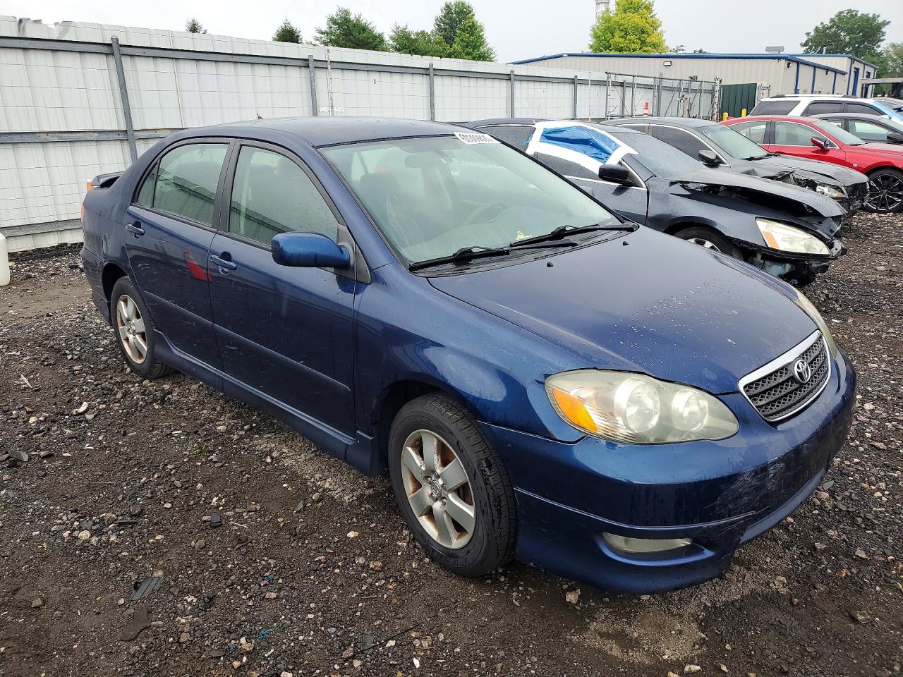 2007 Toyota Corolla S Синий vin: 2T1BR32E97C749257