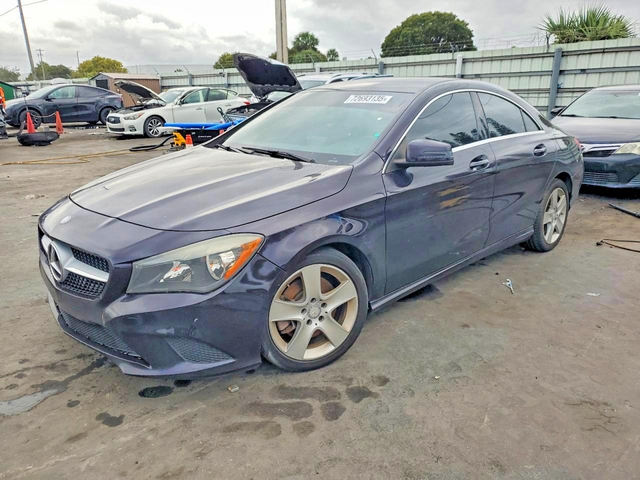 2015 Mercedes-benz Cla 250 Purple vin: WDDSJ4EB8FN254452