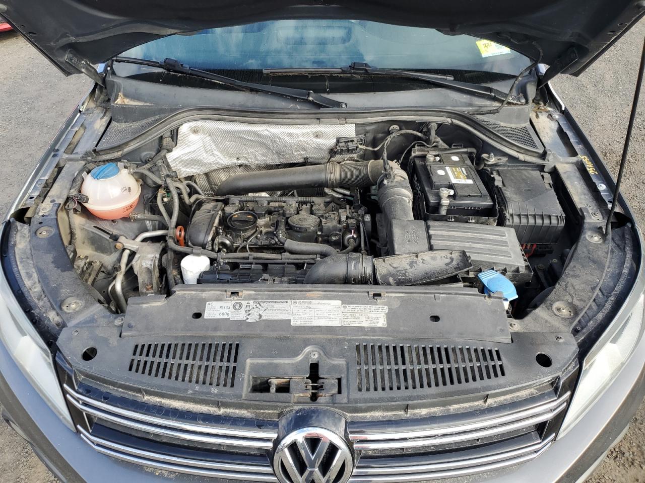2012 Volkswagen Tiguan S Серый vin: WVGBV7AXXCW078507