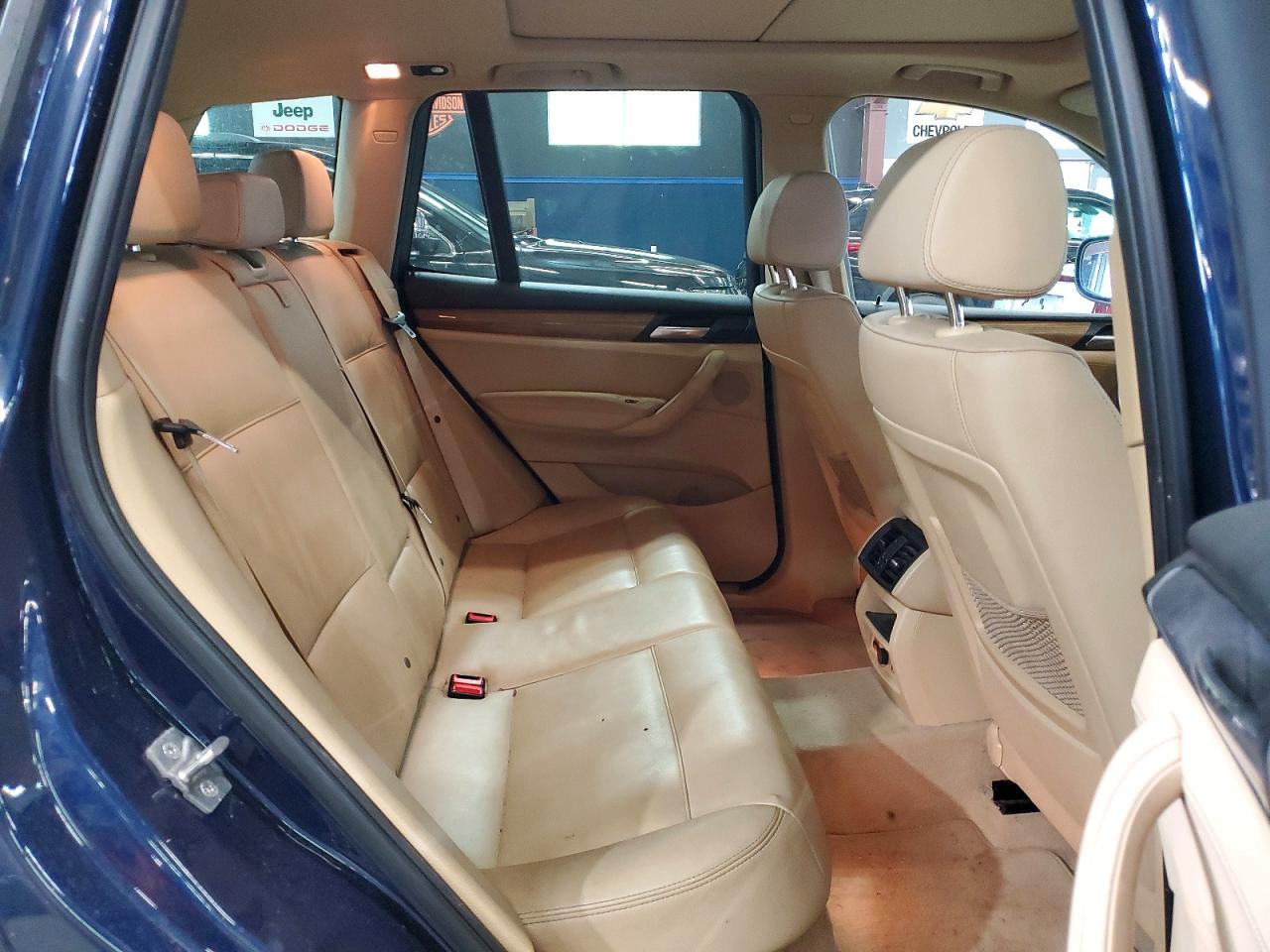 2011 Bmw X3 Xdrive28i Blue vin: 5UXWX5C5XBL706175