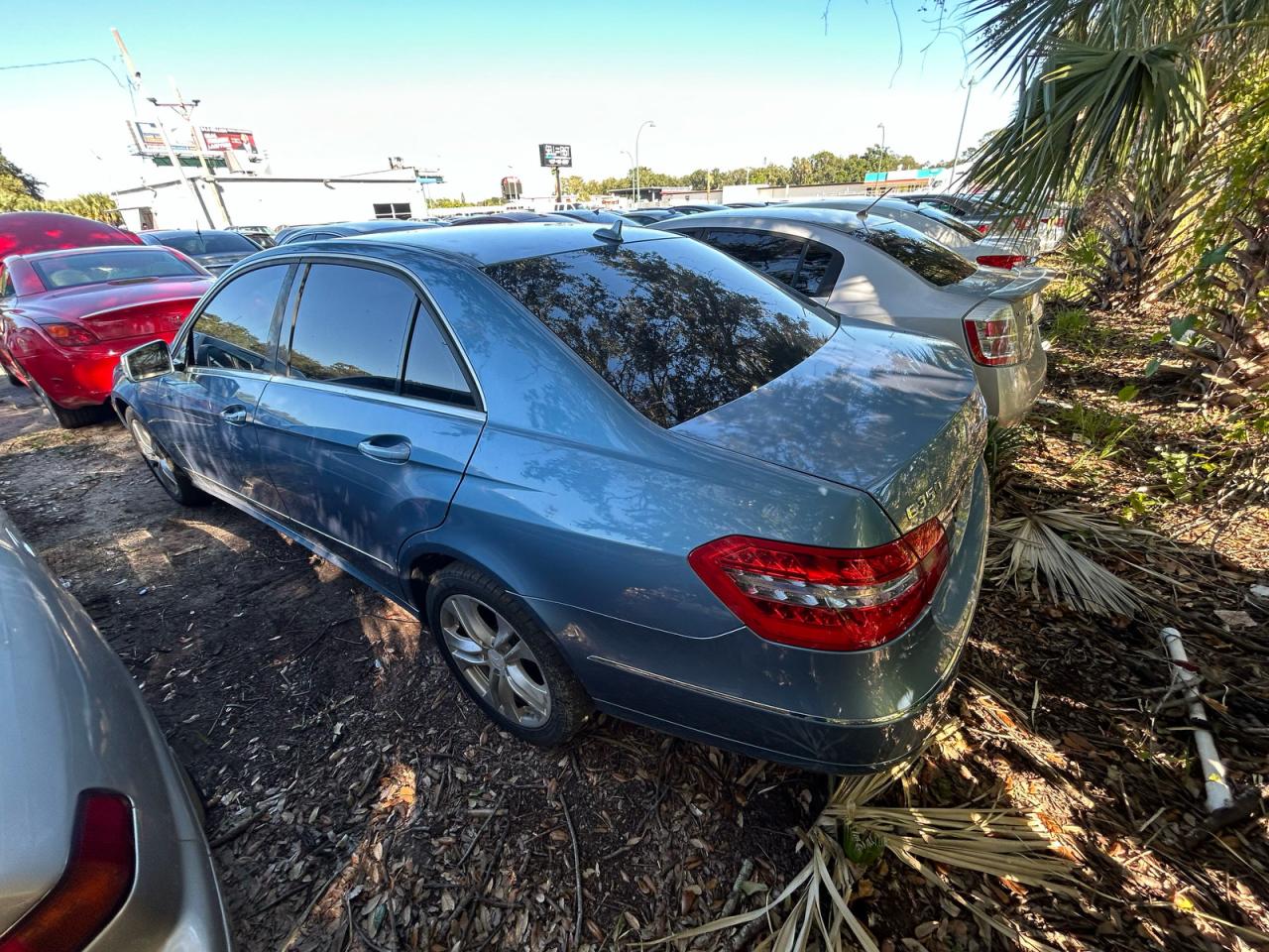 2010 Mercedes-benz E 350 Синий vin: WDDHF5GB5AA233623