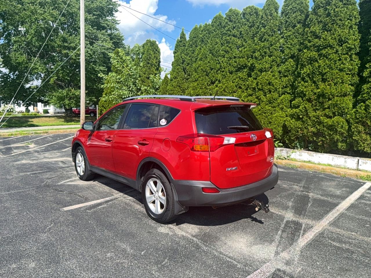 2013 Toyota Rav4 Xle Red vin: JTMRFREV4D5024552