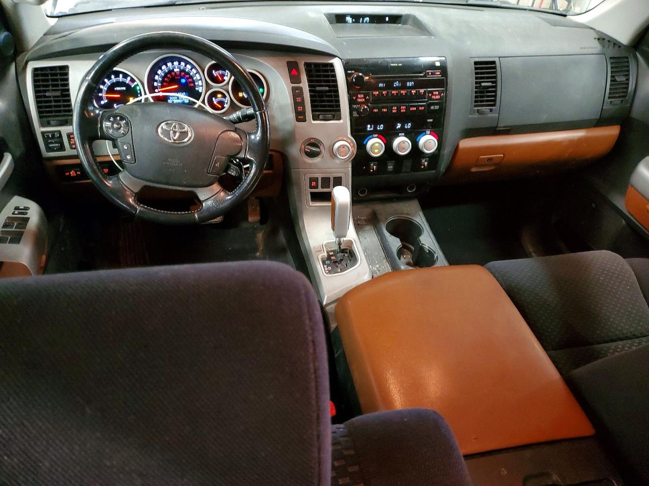 2008 Toyota Tundra Double Cab Limited Черный vin: 5TFBV581X8X078504