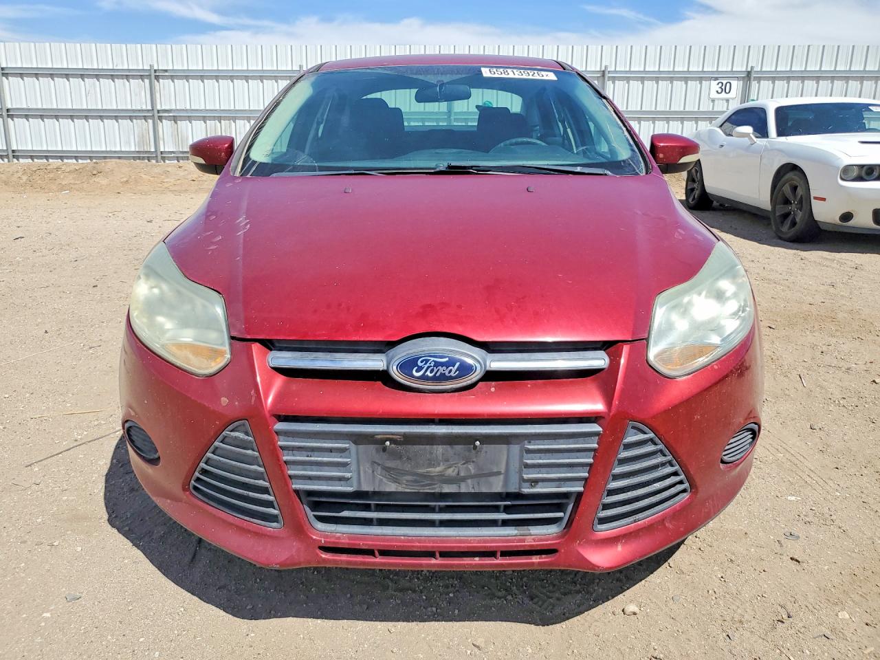 2014 Ford Focus Se Red vin: 1FADP3F21EL262290