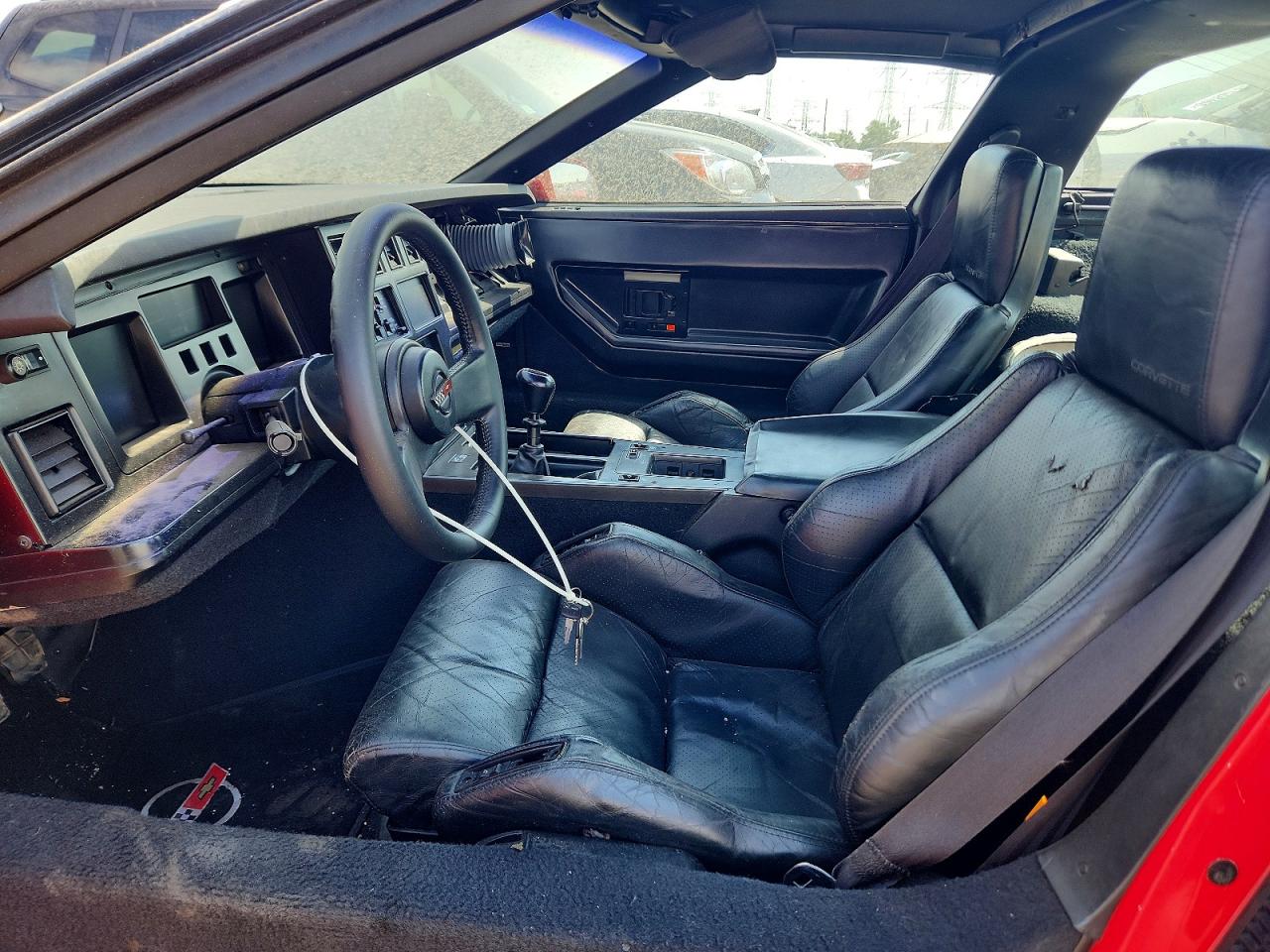 1988 Chevrolet Corvette Red vin: 1G1YY2183J5108055