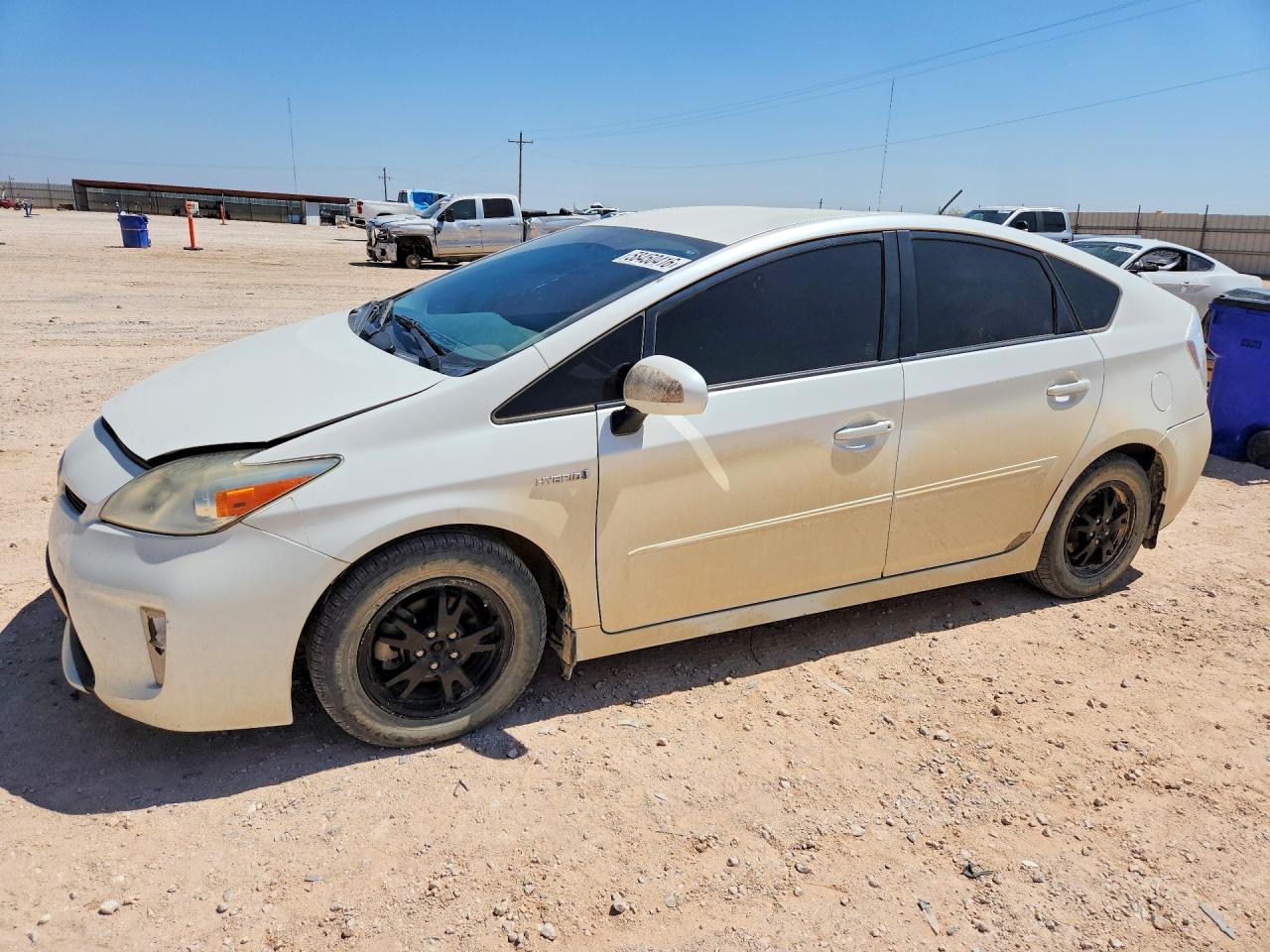 2012 Toyota Prius Four White vin: JTDKN3DU0C5387570