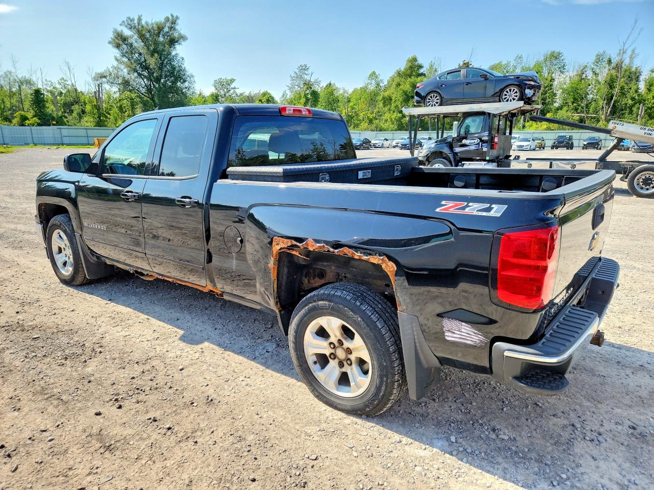 2015 Chevrolet Silverado K1500 Lt Black vin: 1GCVKREC7FZ213975