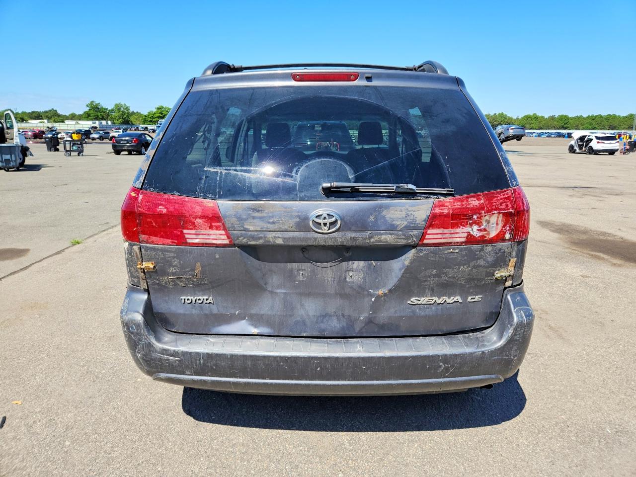 2009 Toyota Sienna Ce 7-passenger Синий vin: 5TDZK23C99S229273