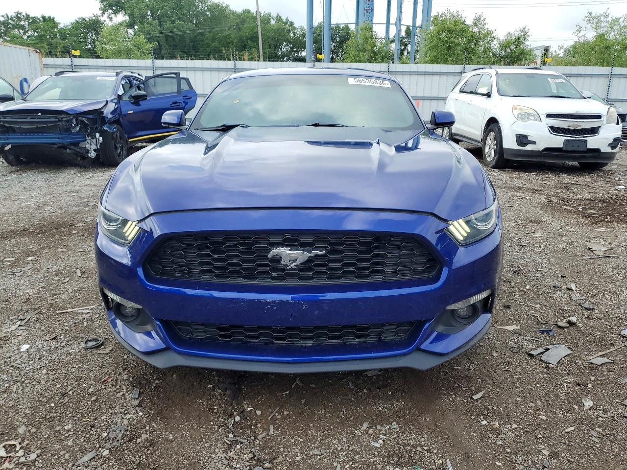2015 Ford Mustang Blue vin: 1FA6P8TH4F5357771