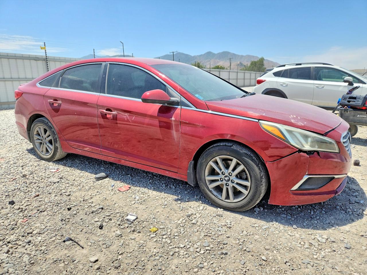 2015 Hyundai Sonata Se Red vin: 5NPE24AF7FH188909