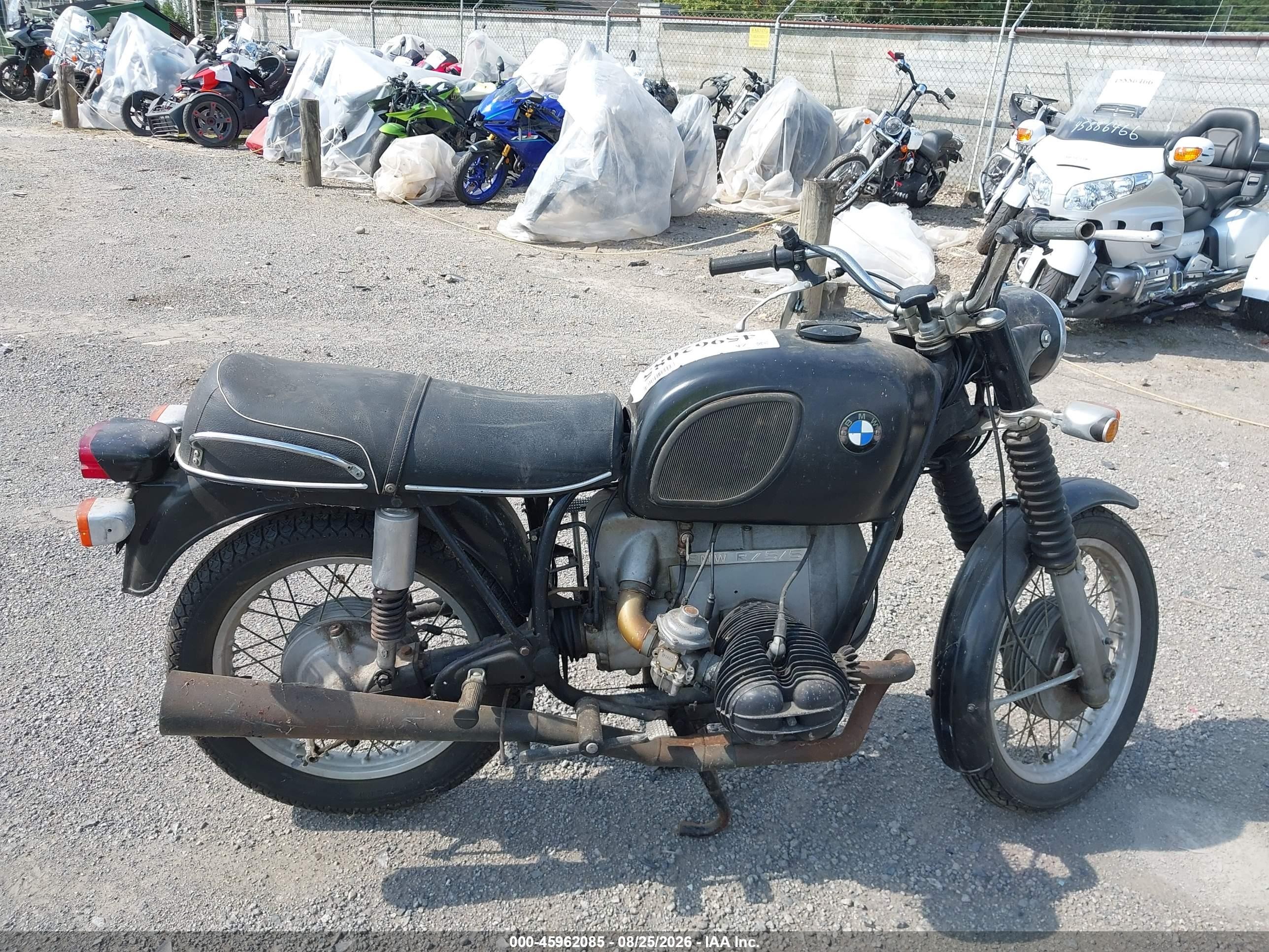 1971 Bmw Rr755 Black vin: 2979117
