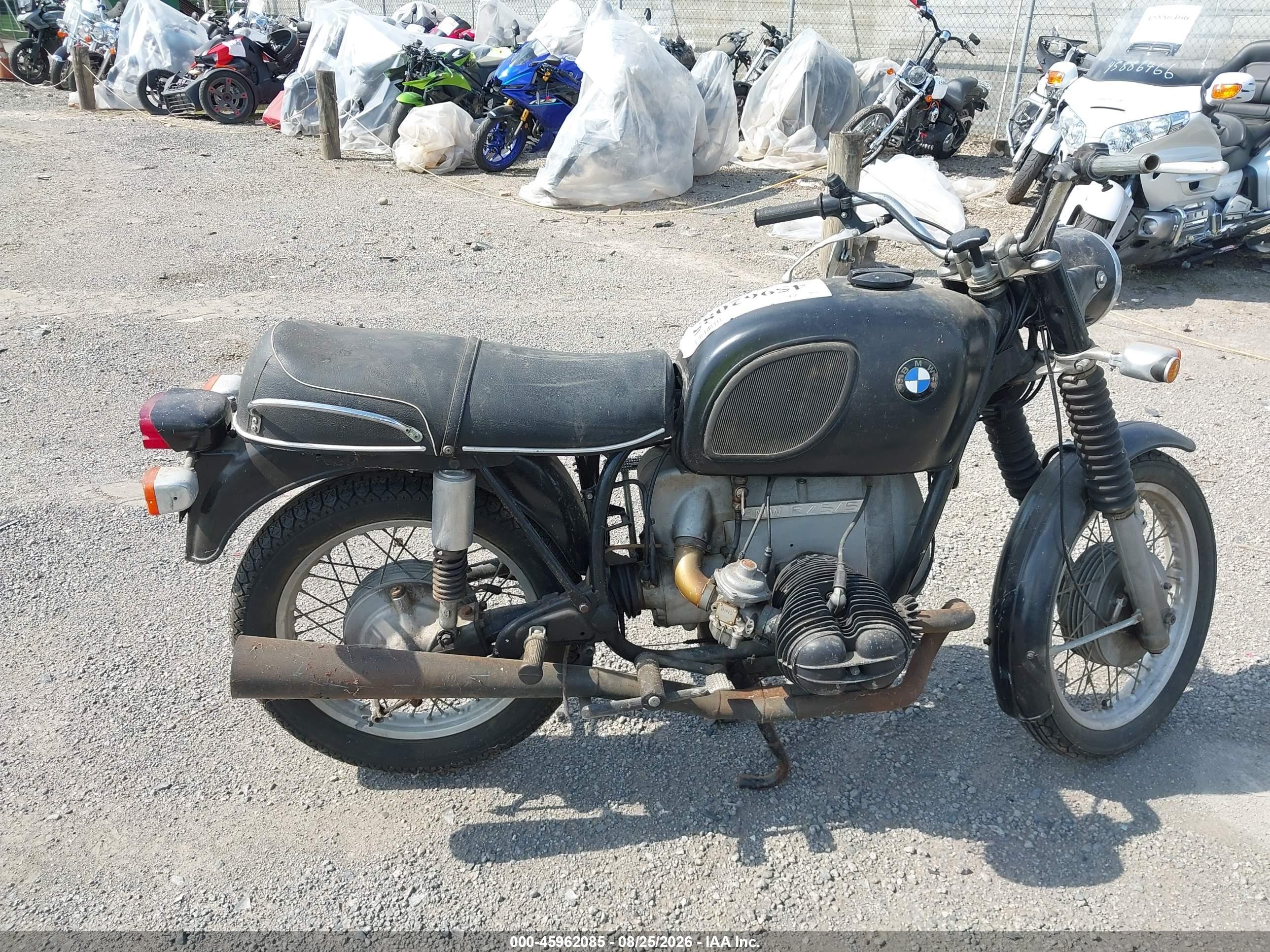 1971 Bmw Rr755 Black vin: 2979117