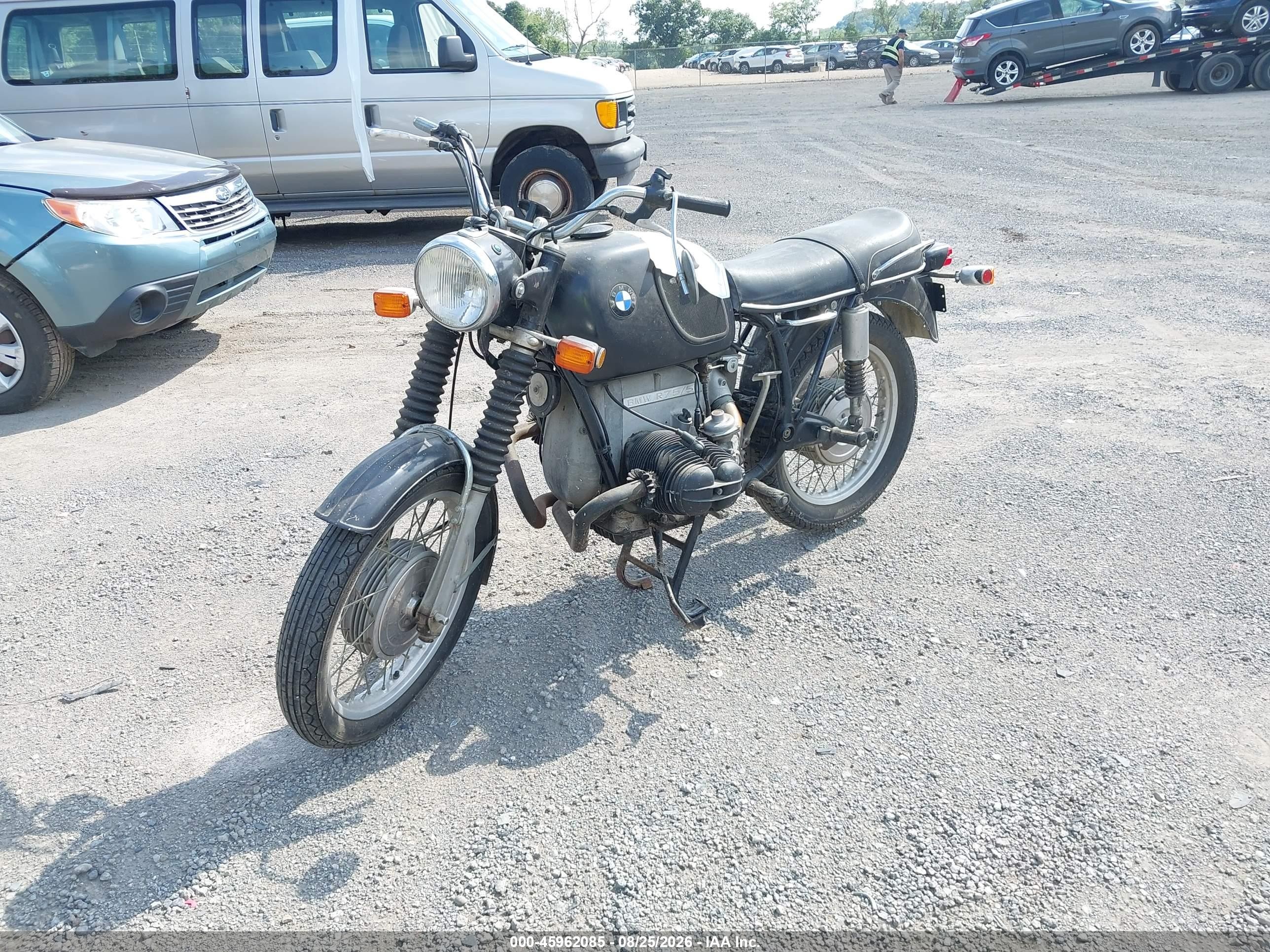 1971 Bmw Rr755 Black vin: 2979117