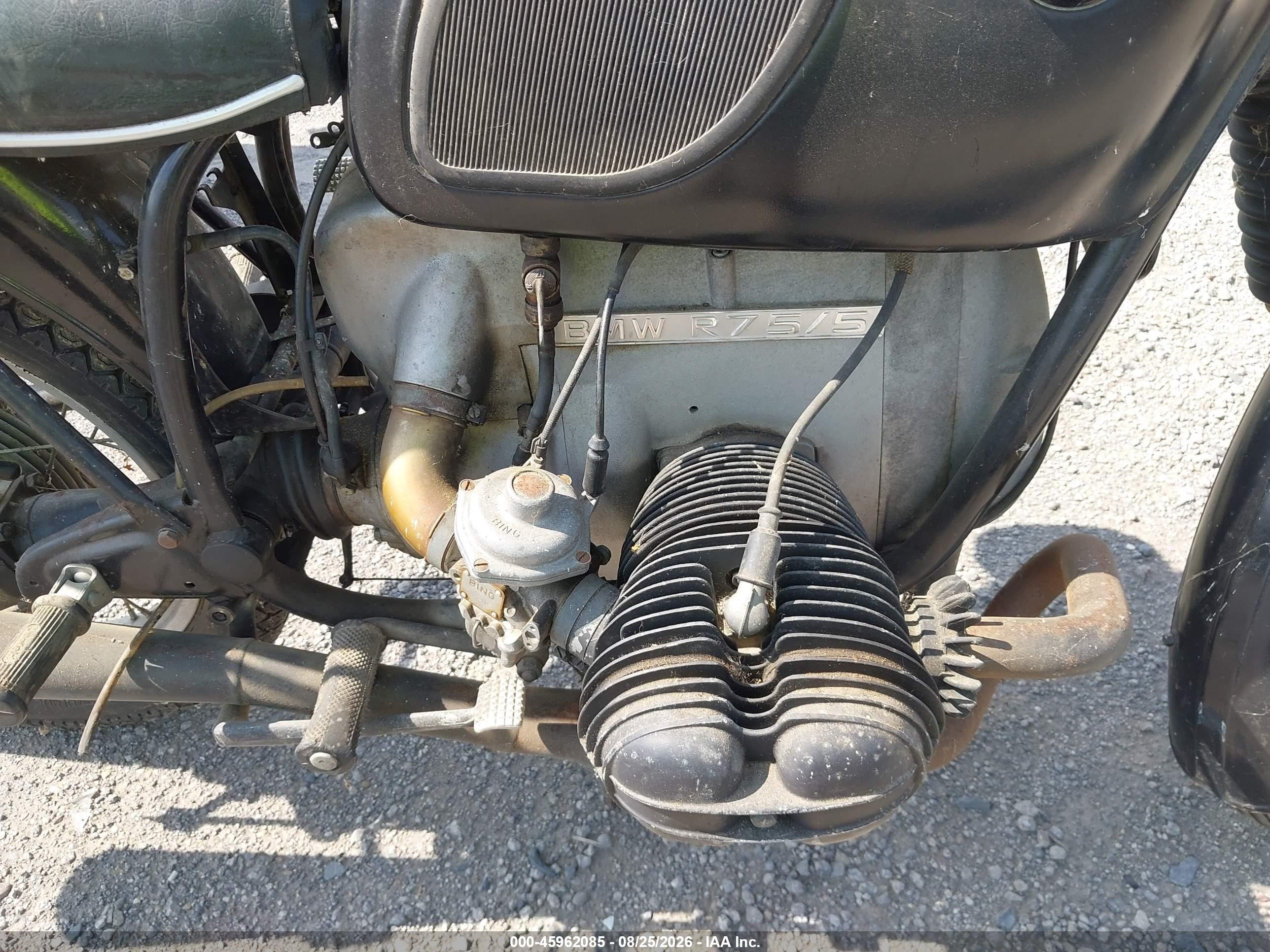 1971 Bmw Rr755 Black vin: 2979117