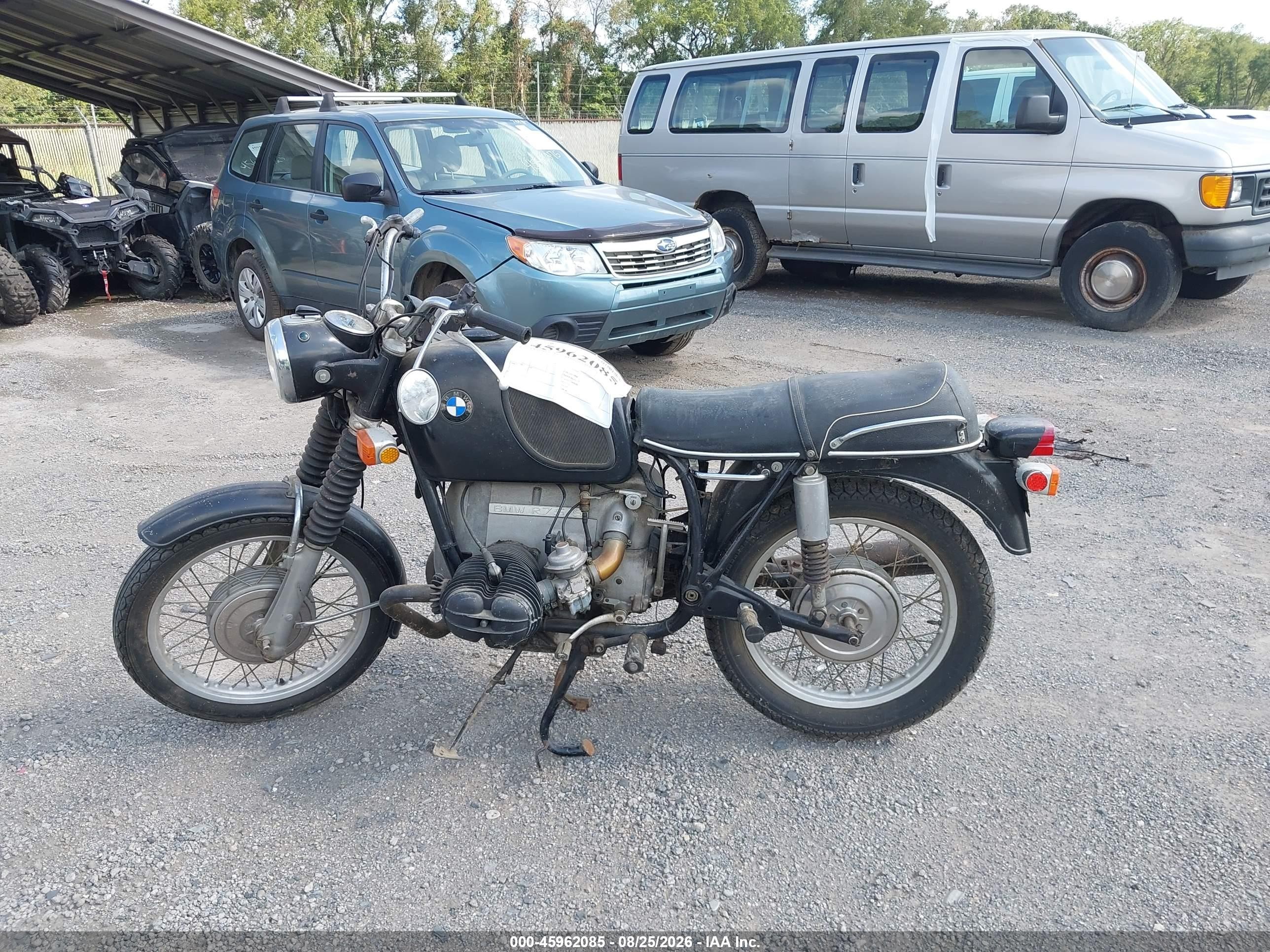 1971 Bmw Rr755 Black vin: 2979117