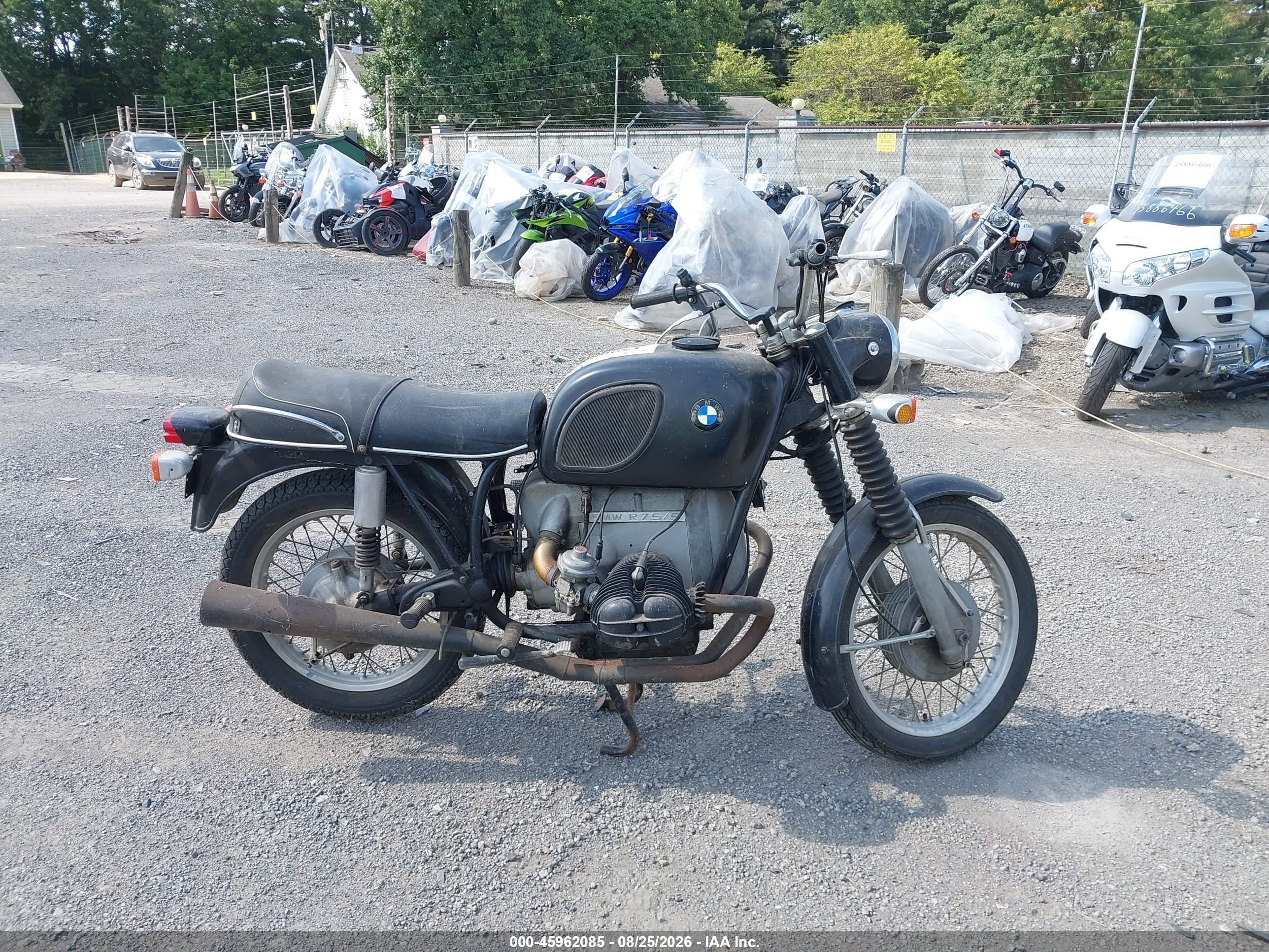 1971 Bmw Rr755 Black vin: 2979117
