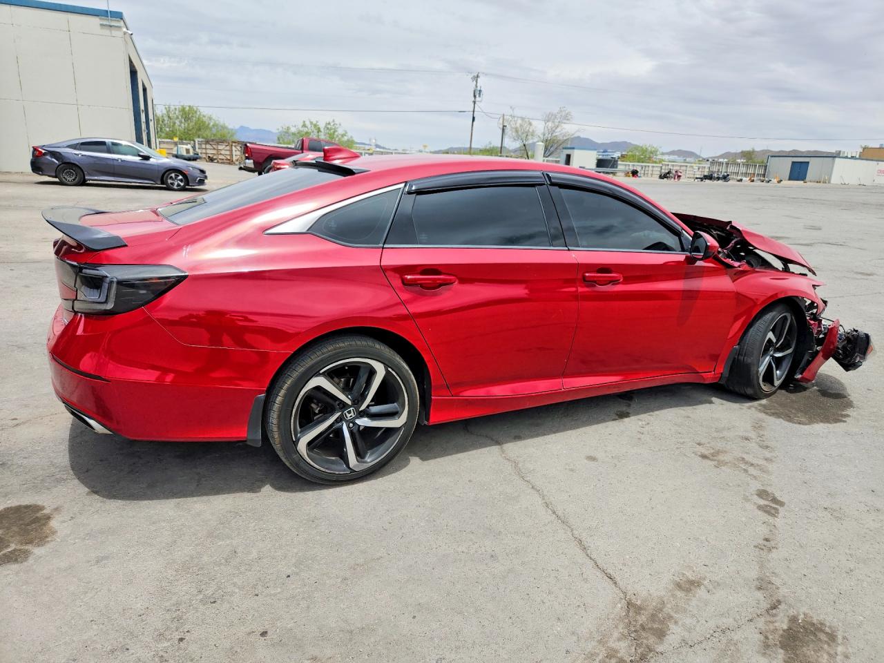 2020 Honda Accord Sport Red vin: 1HGCV1F3XLA031438