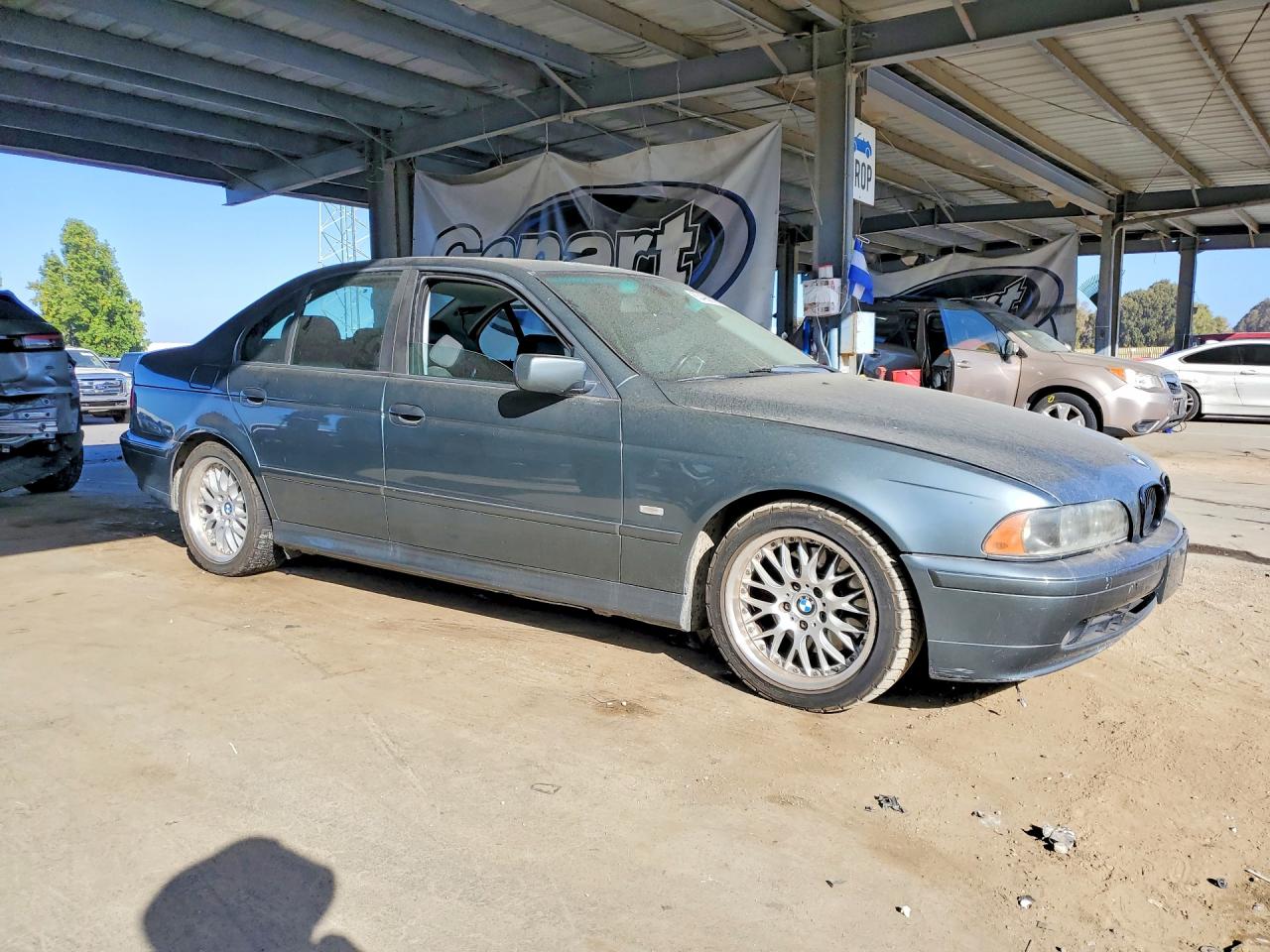 2003 Bmw 530 I Automatic Blue vin: WBADT634X3CK35936