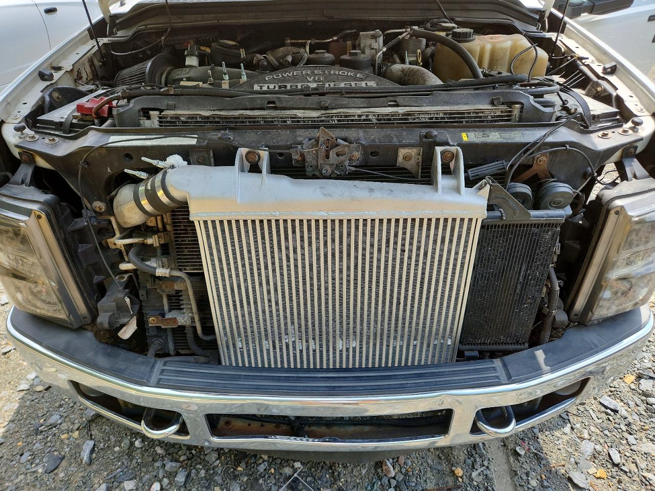 2008 Ford F350 Super Duty White vin: 1FTWW33R48ED24863
