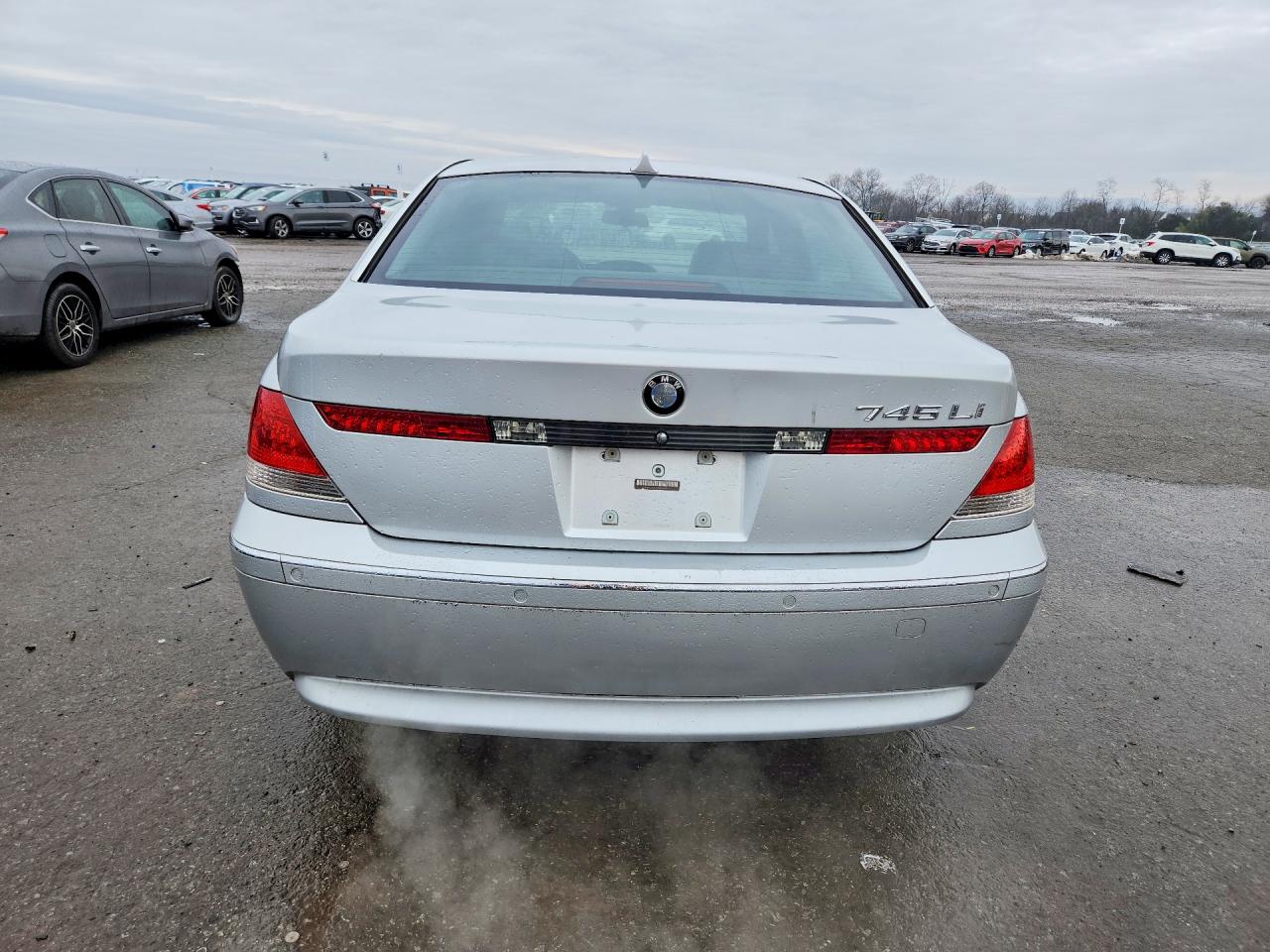 2005 Bmw 745 Li Silver vin: WBAGN63595DS60839