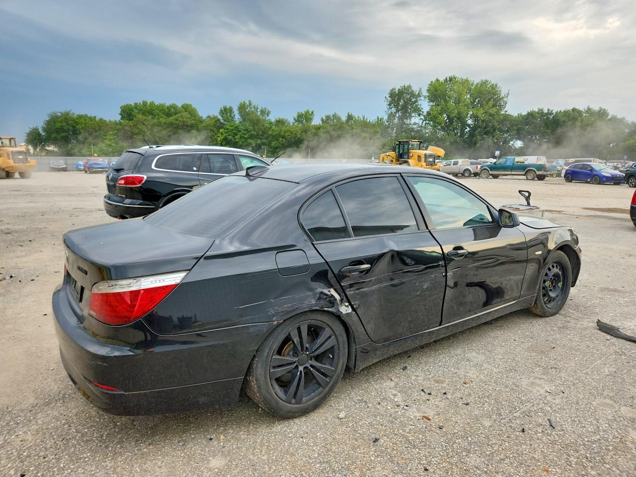 2010 Bmw 528 Xi Black vin: WBANV1C59AC388671