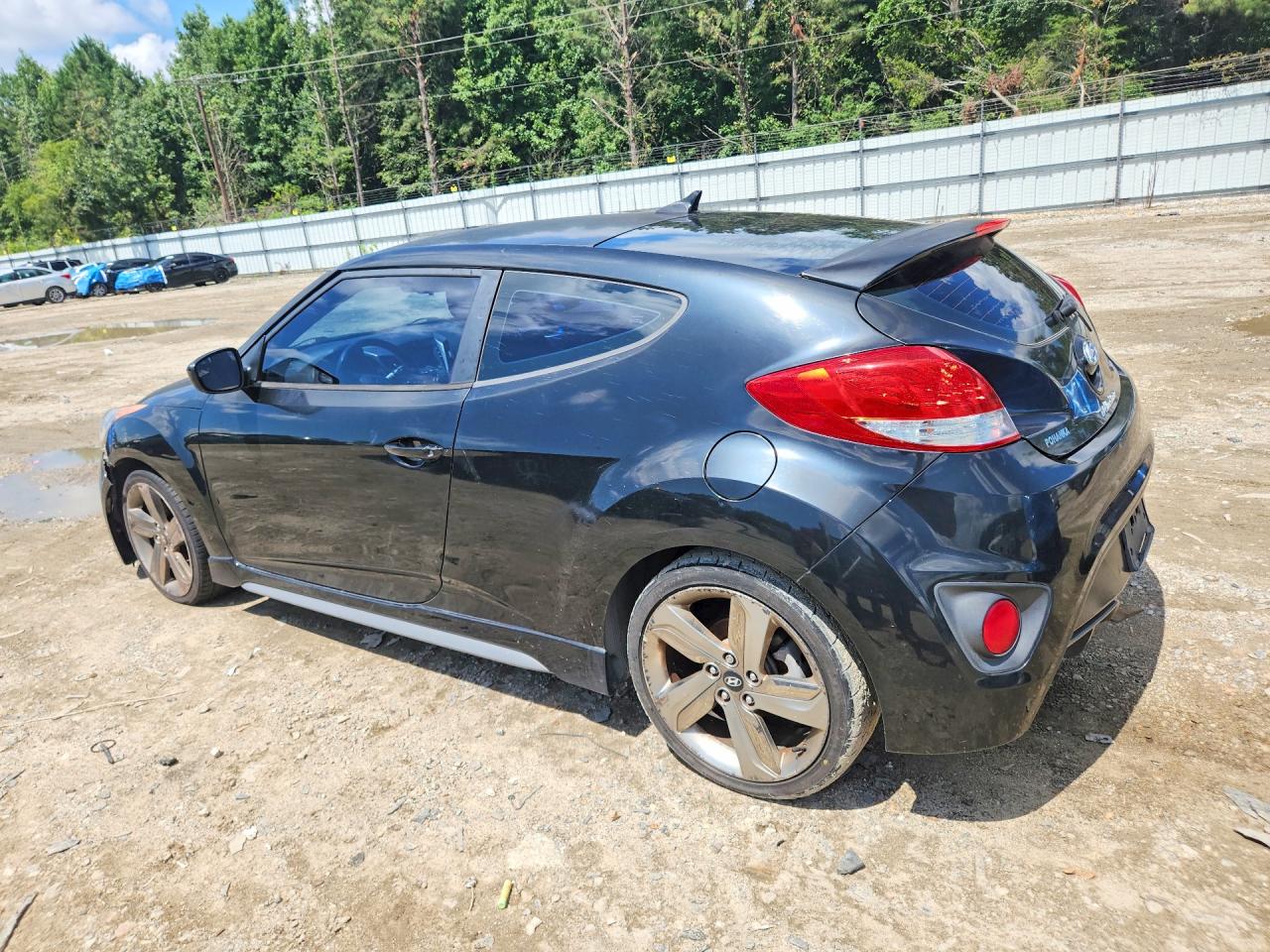 2015 Hyundai Veloster Turbo R-spec Черный vin: KMHTC6AE6FU232214