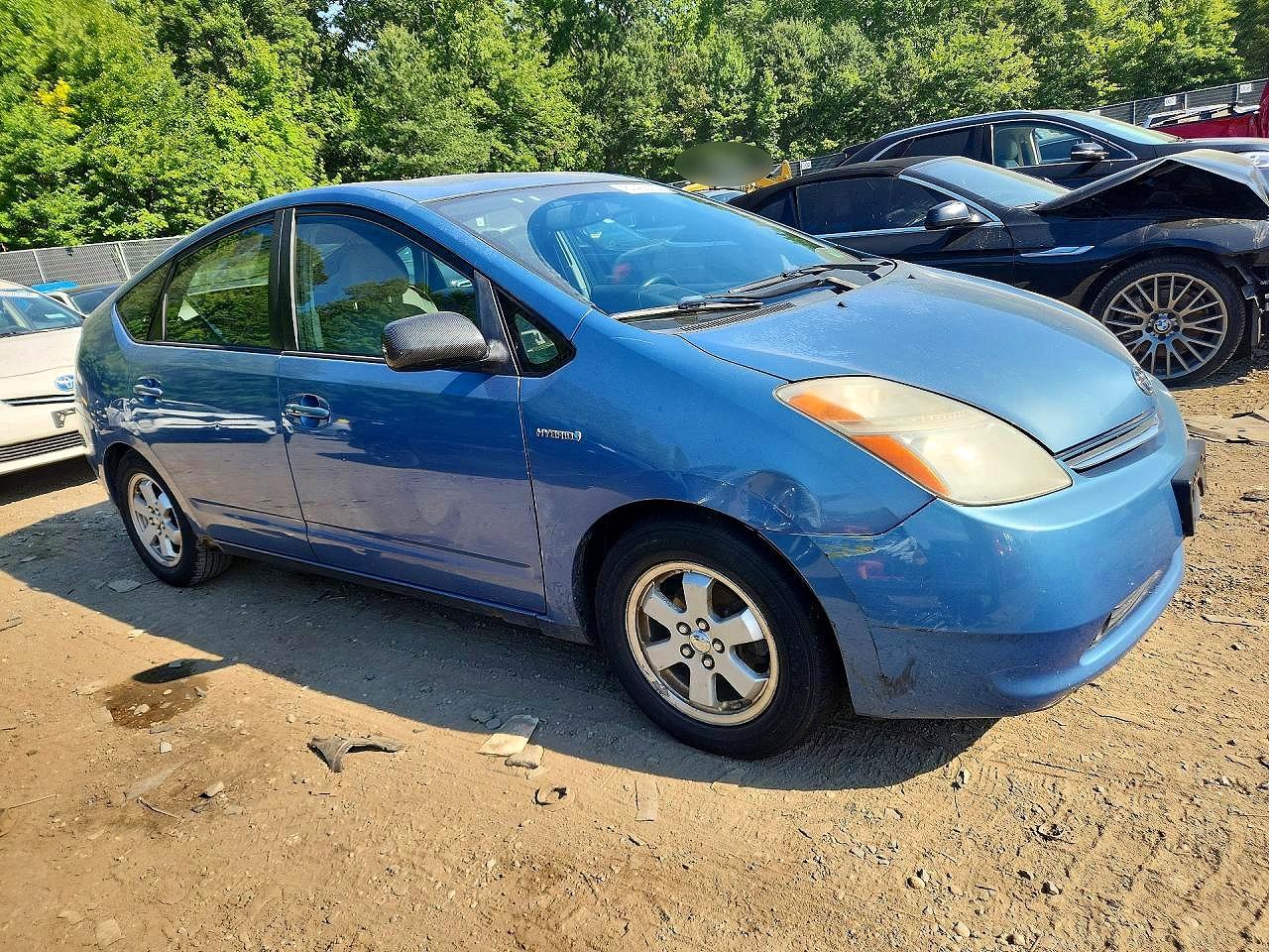 2006 Toyota Prius Base Blue vin: JTDKB20U167077302