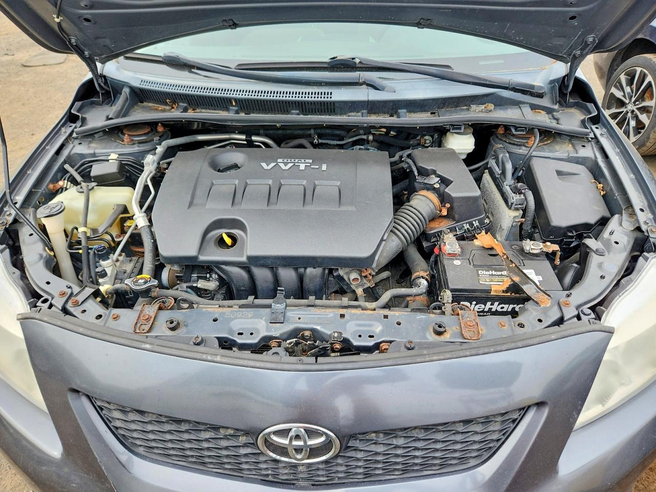 2010 Toyota Corolla Le Gray vin: 2T1BU4EE0AC517492