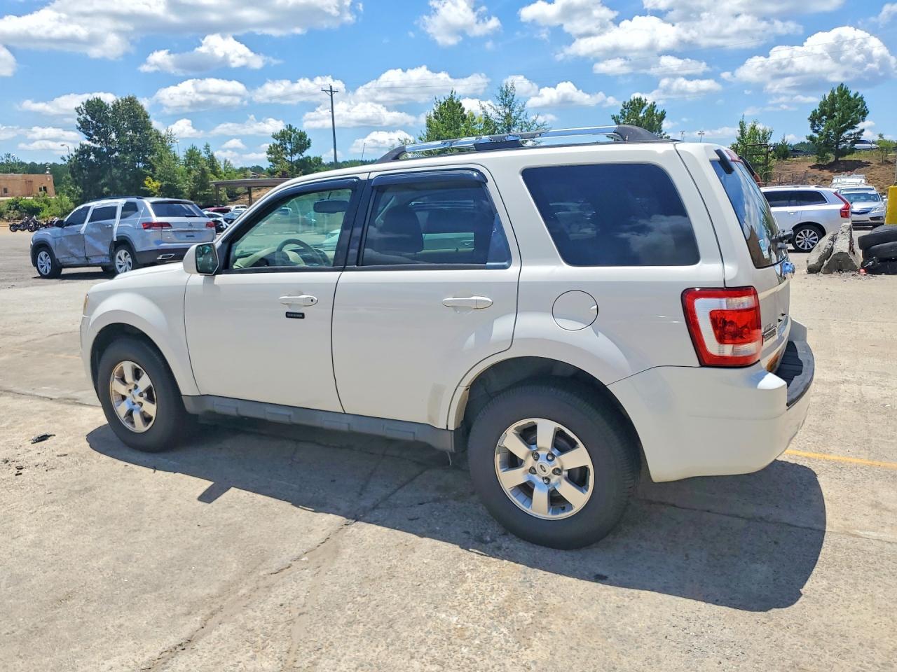 2012 Ford Escape Limited White vin: 1FMCU0EG2CKA24585