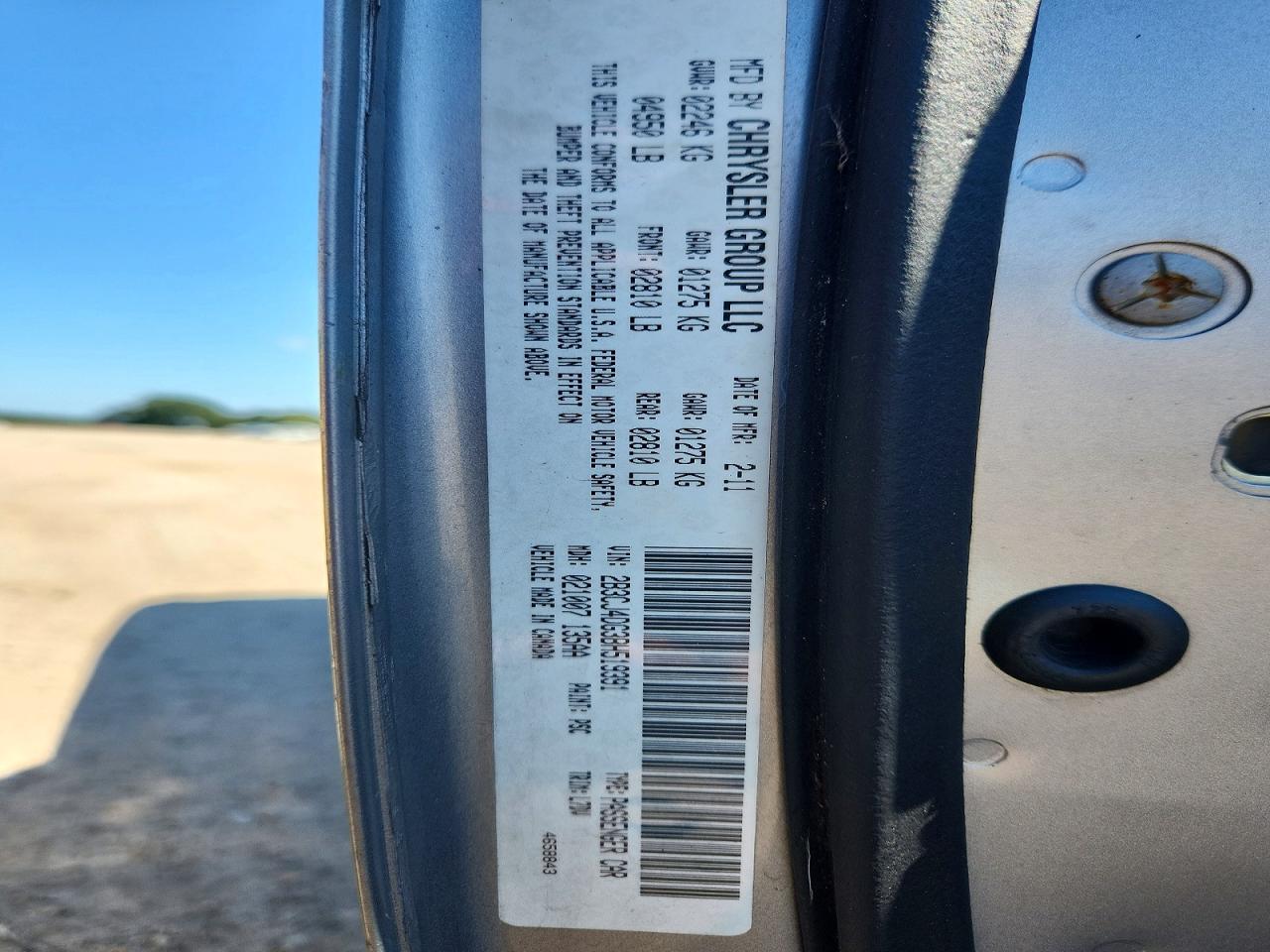 2011 Dodge Challenger Gray vin: 2B3CJ4DG3BH519391