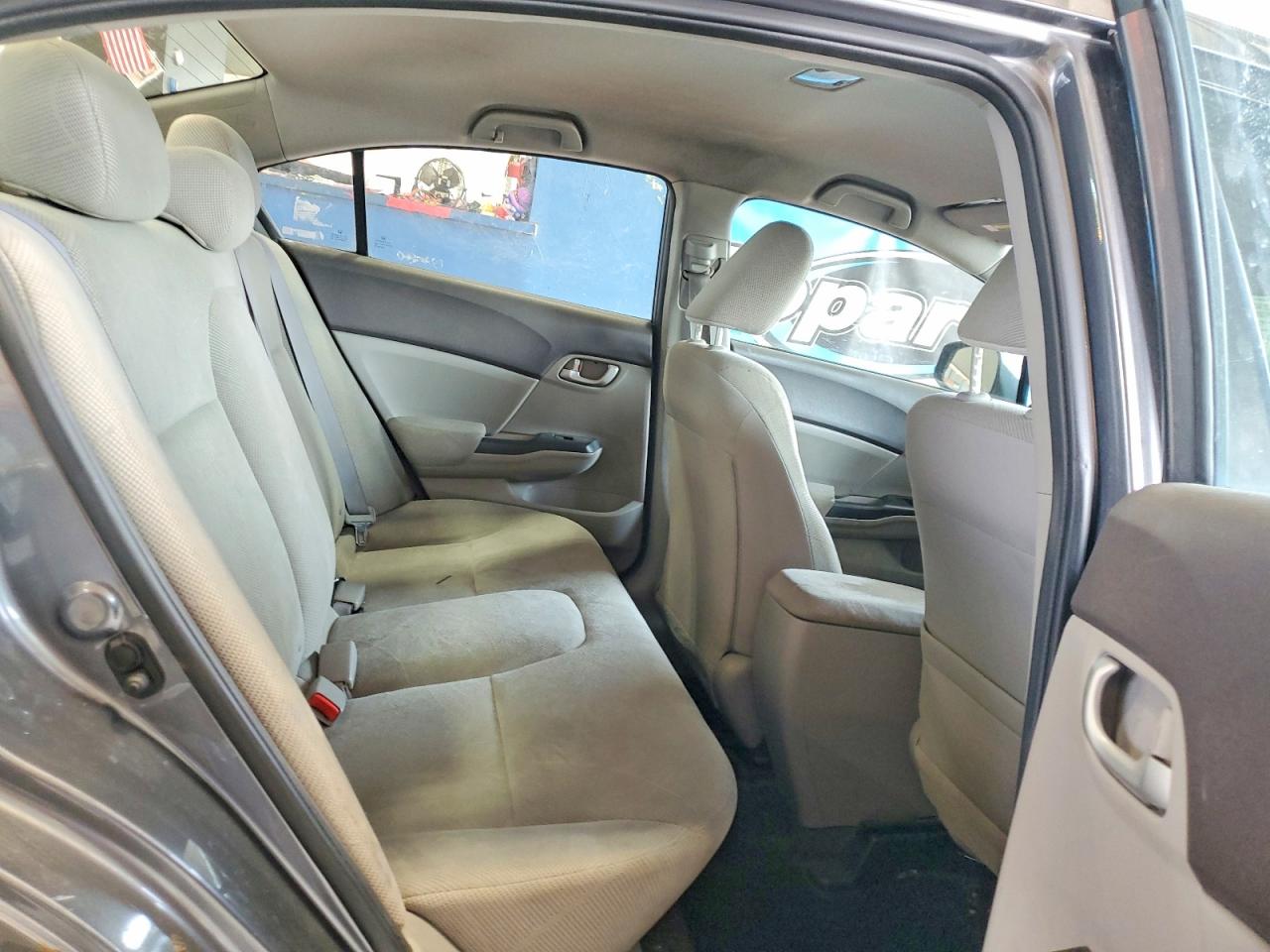 2012 Honda Civic Lx Серый vin: 2HGFB2F50CH300268