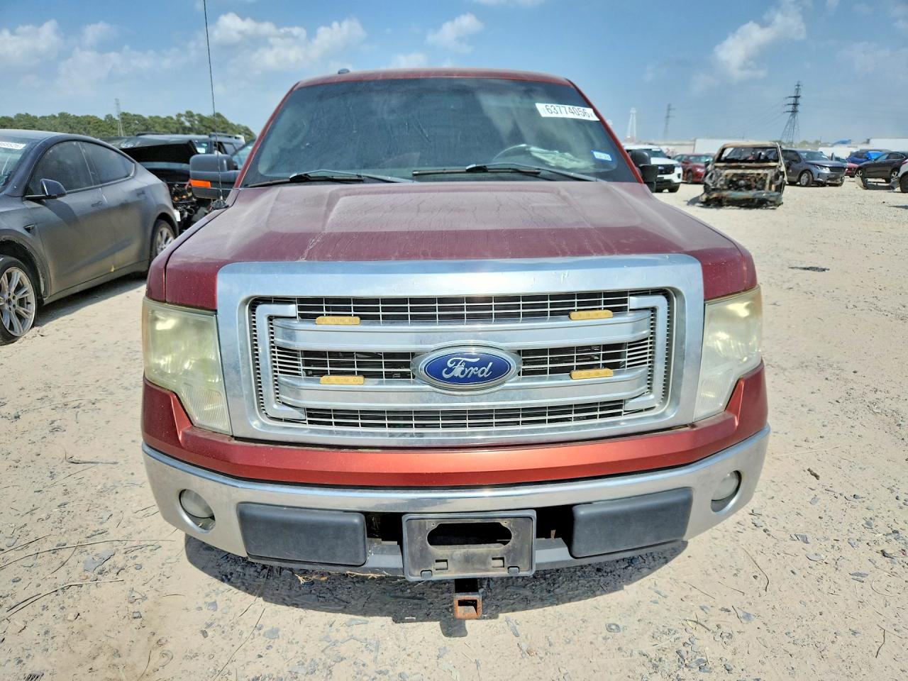 2014 Ford F150 Supercrew Red vin: 1FTFW1CF1EKF73886