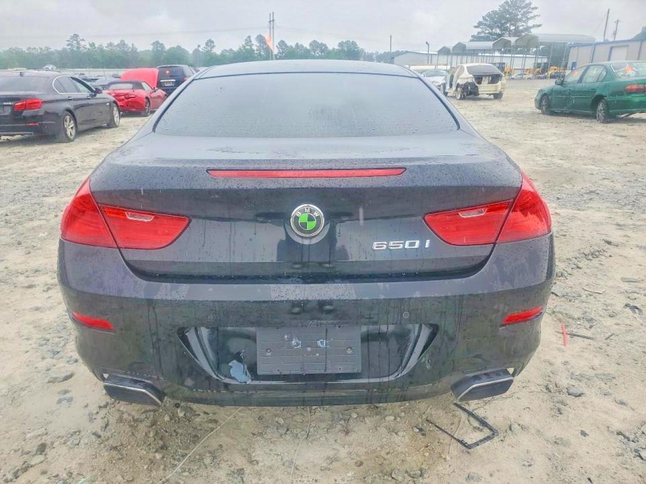 2012 Bmw 650 I Black vin: WBALX3C57CDV77507