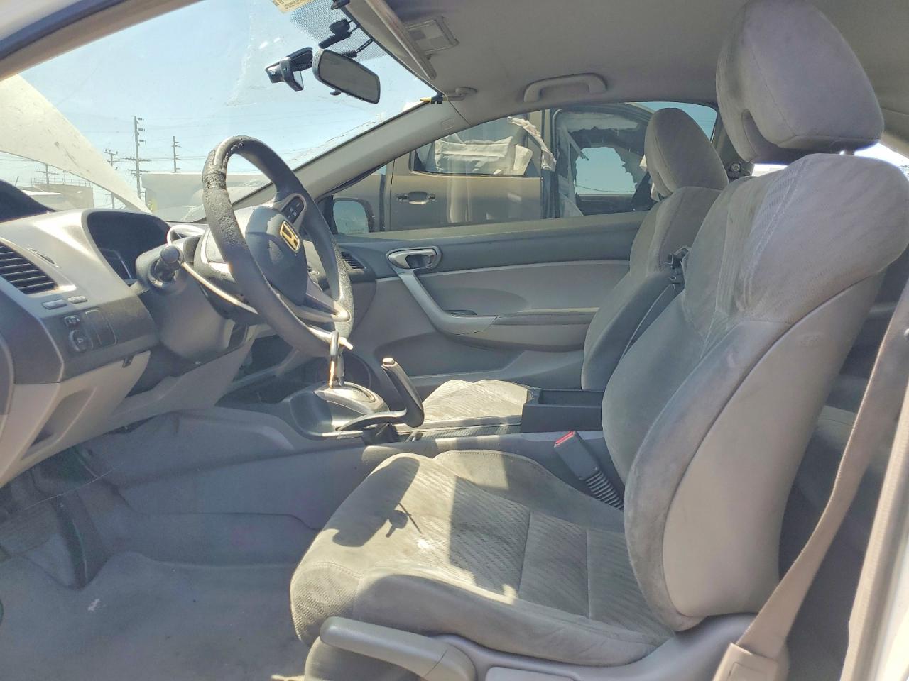 2009 Honda Civic Lx White vin: 2HGFG12649H537896
